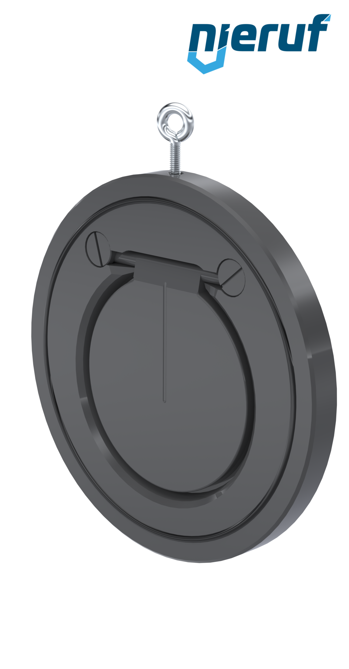 Klapa zwrotna międzykołnierzowa DN125 ZR05 Plastik PVC-U NBR