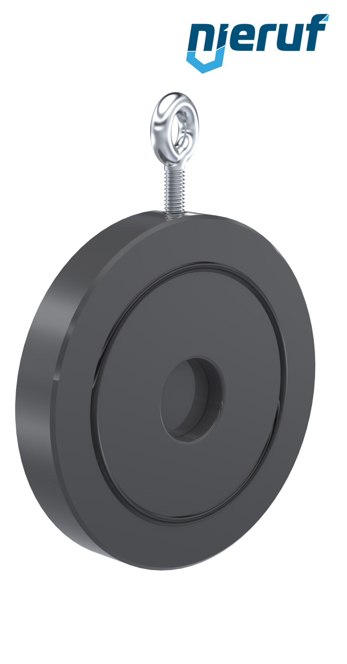 Klapa zwrotna międzykołnierzowa DN40 ZR05 Plastik PVC-U FKM (Viton)