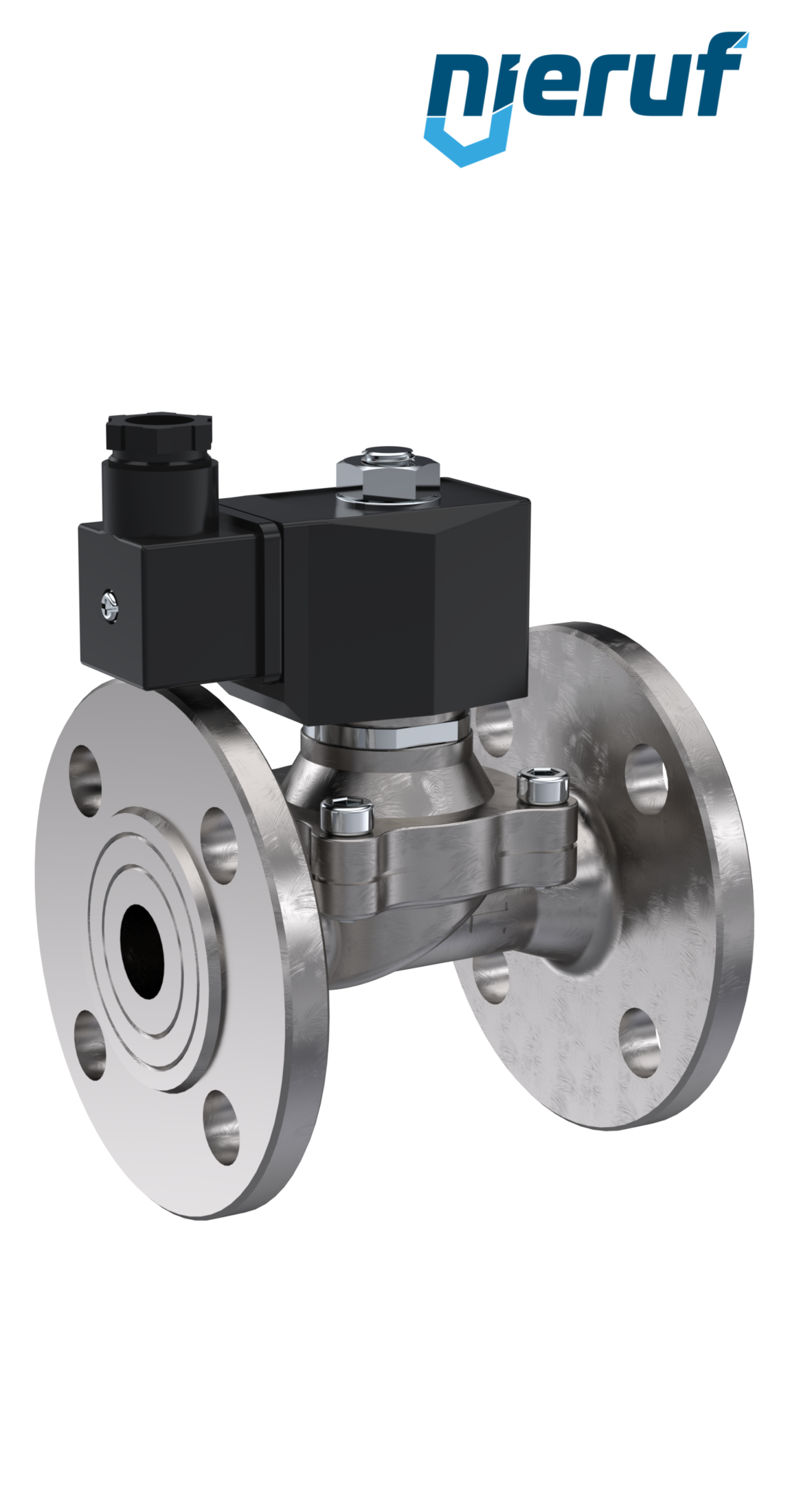 Zawór elektromagnetyczny Kołnierz DN15 Stal nierdzewna FV01 EPDM 24V DC