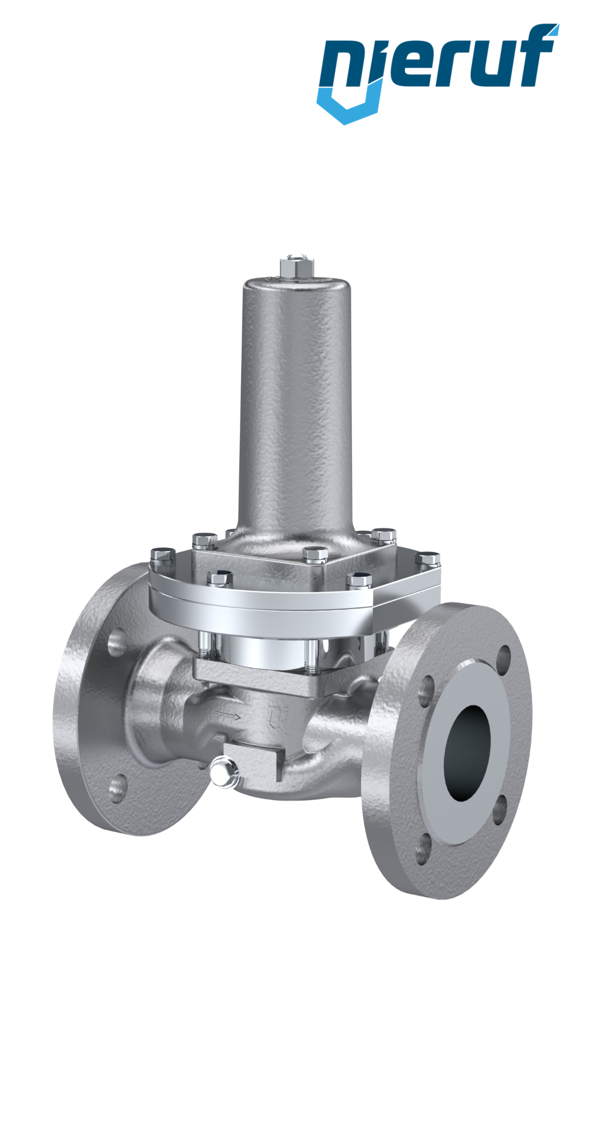 Reduktor ciśnienia DN40 DM13 stal nierdzewna FPM / FKM 0.2 - 2.0 bar