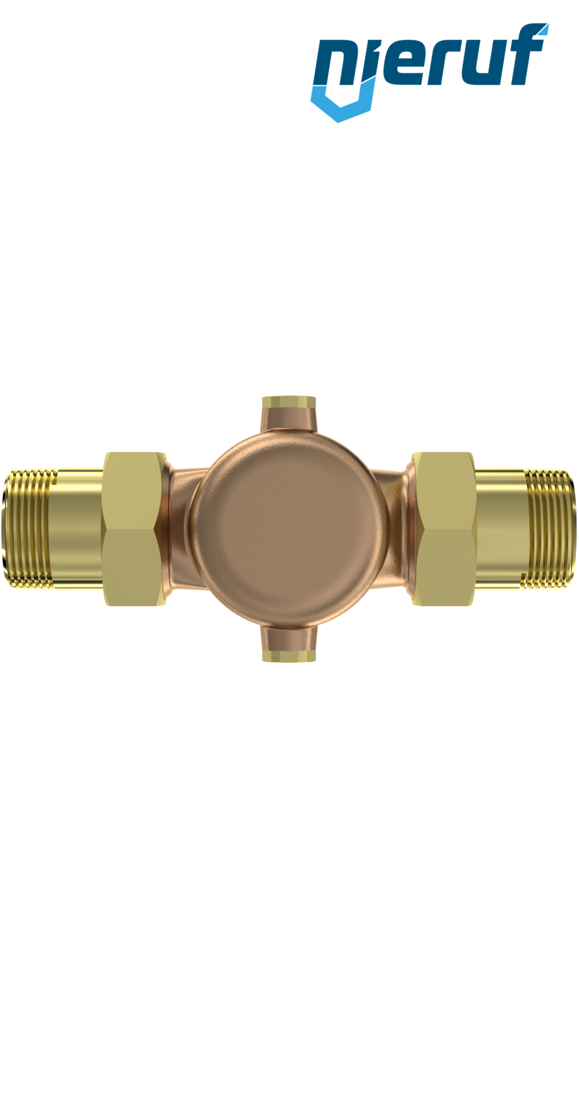 Reduktor ciśnienia 1" cal DM01 brąz EPDM 0.5 - 2.0 bar