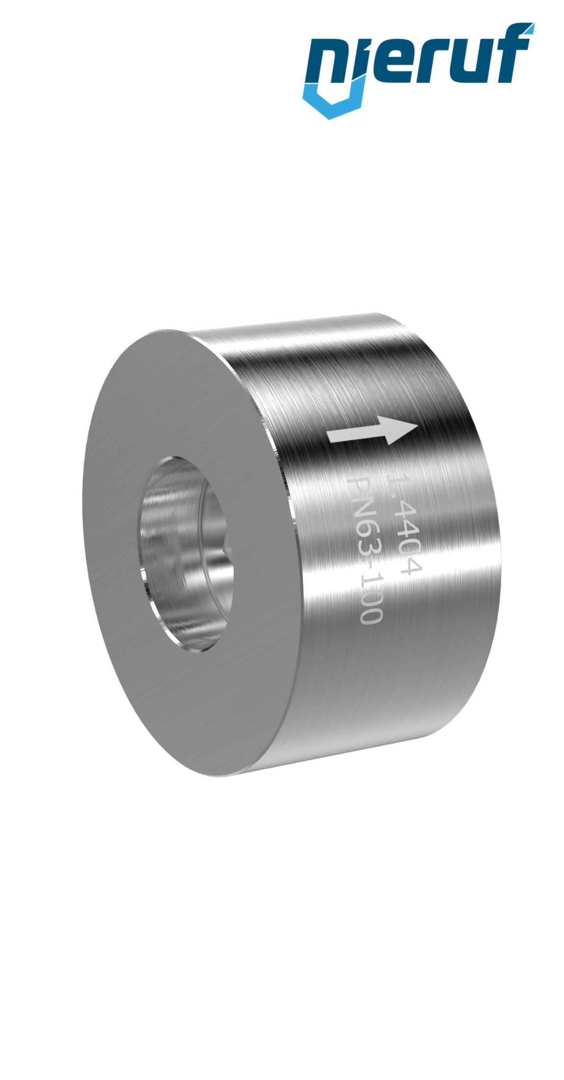 Zawór zwrotny DN80 stal nierdzewna 1.4404 FKM PN 63 do 100 (+ASME B16.5 / ANSI 600 i 900)