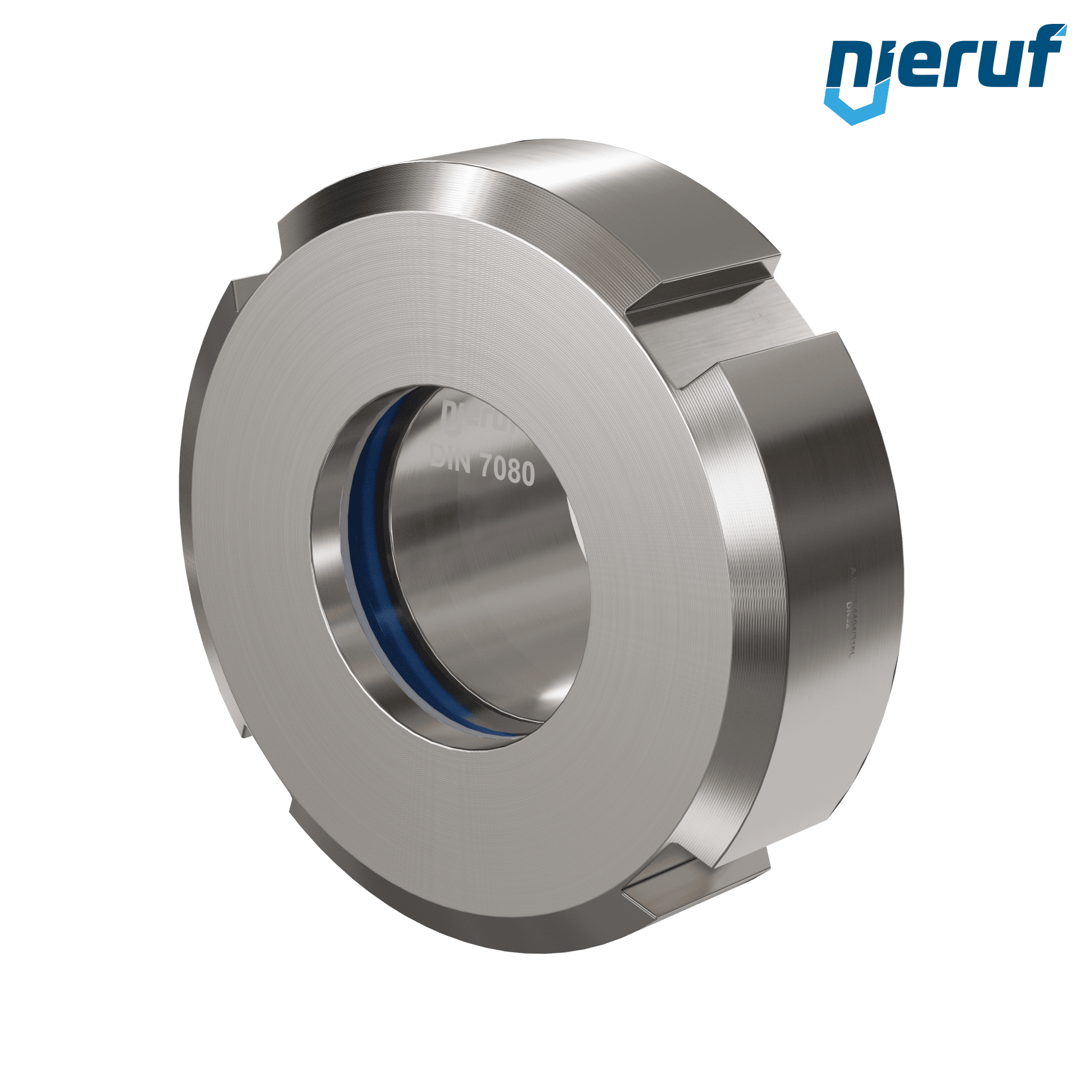 Wziernik DN32 - 1 1/4" cala według DIN 11851 Stal nierdzewna 1.4404 / AISI 316L