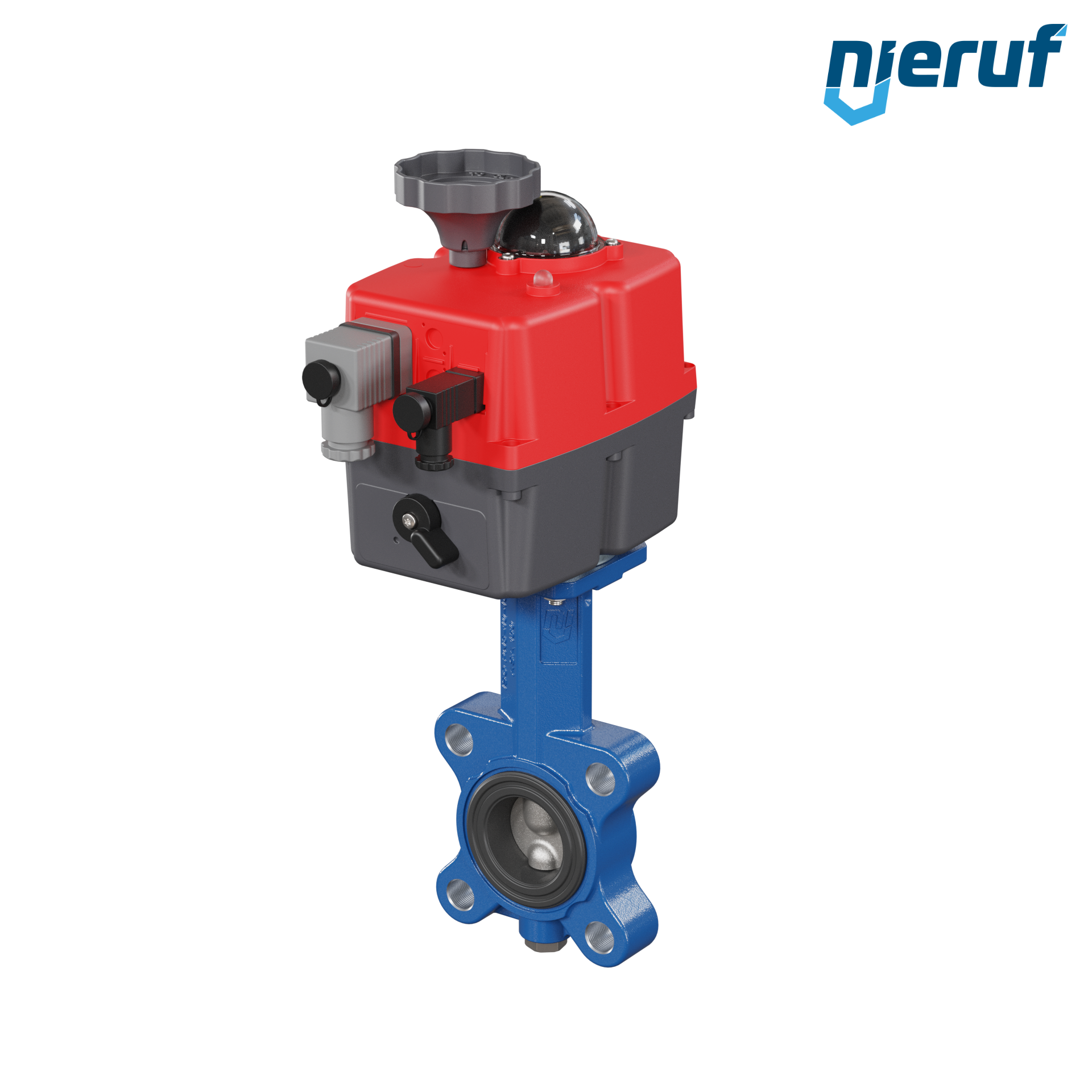Przepustnica DN 40 dokołnierzowa/Lug elektroniczny napęd 24-240V FDA