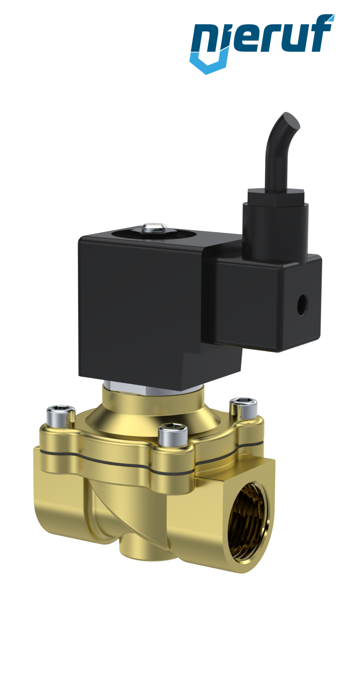 Zawór elektromagnetyczny ATEX DN16 G 1/2" cala FKM mosiądz