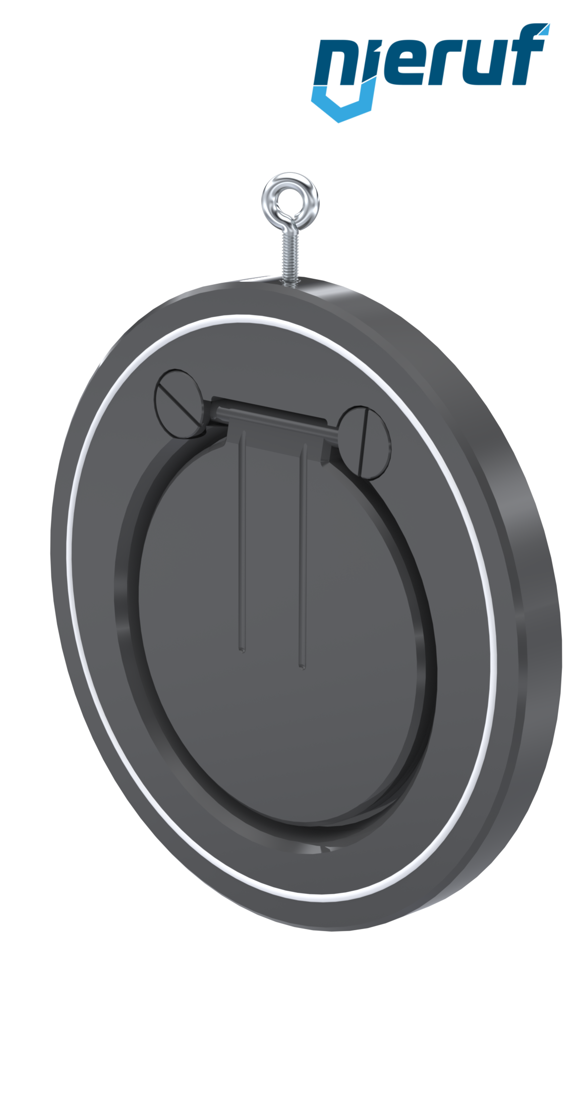 Klapa zwrotna międzykołnierzowa DN150 ZR05 Plastik PVC-U PTFE