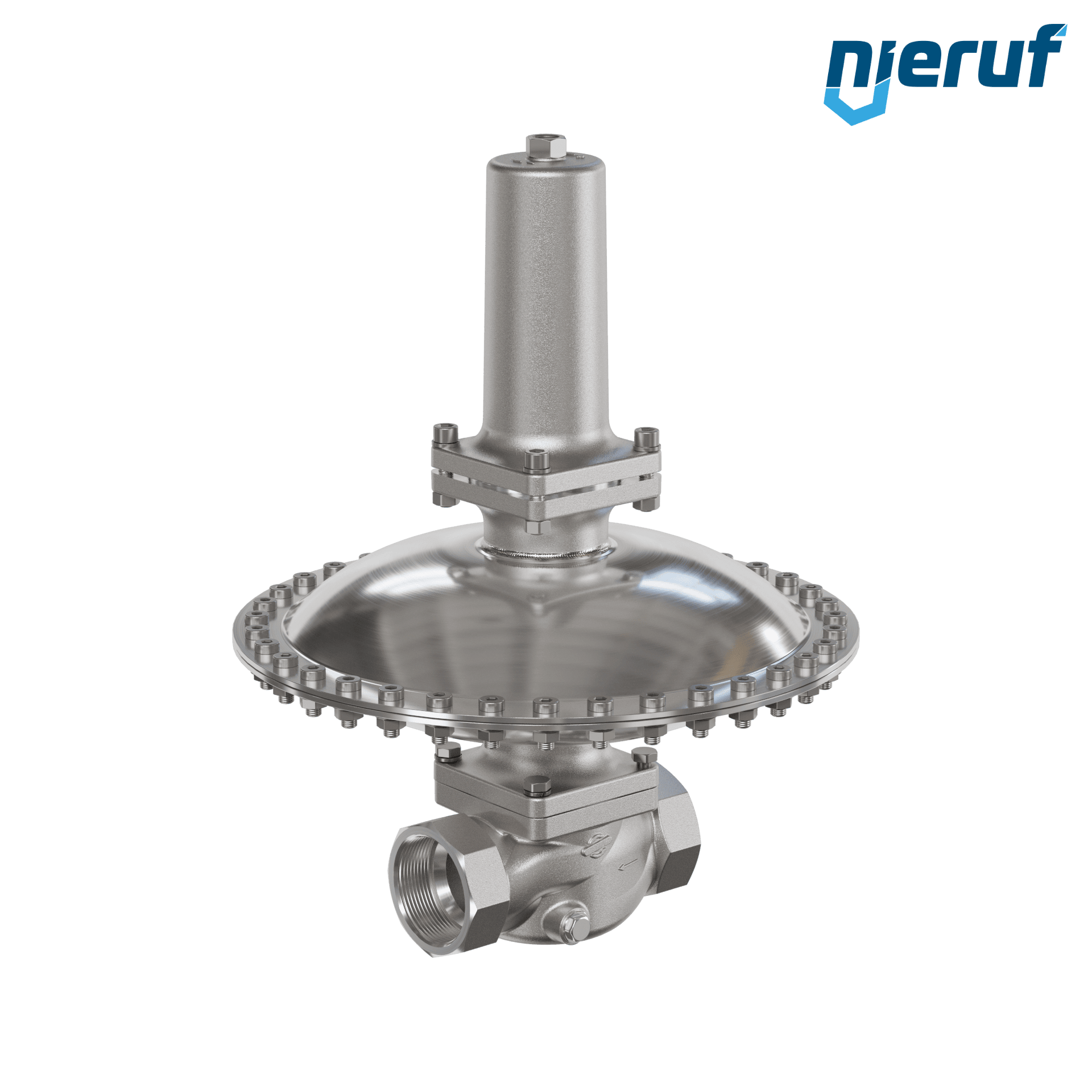 Zawór przelewowy w milibarach 2" cale GW UV17 Stal nierdzewna FKM / PTFE 7 - 100 mbar