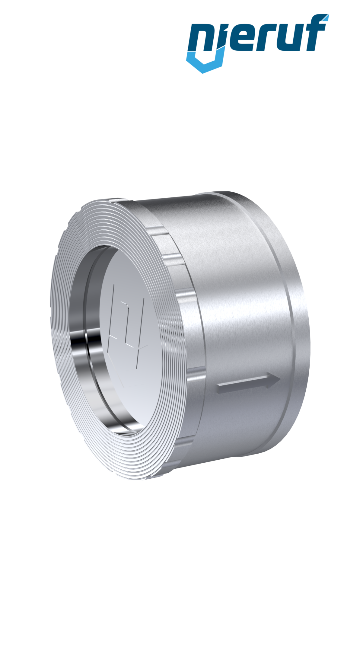 Zawór zwrotny DN 200 stal nierdzewna 1.4408 NBR PN 10 do 16 (+ASME B16.5 / ANSI 150)