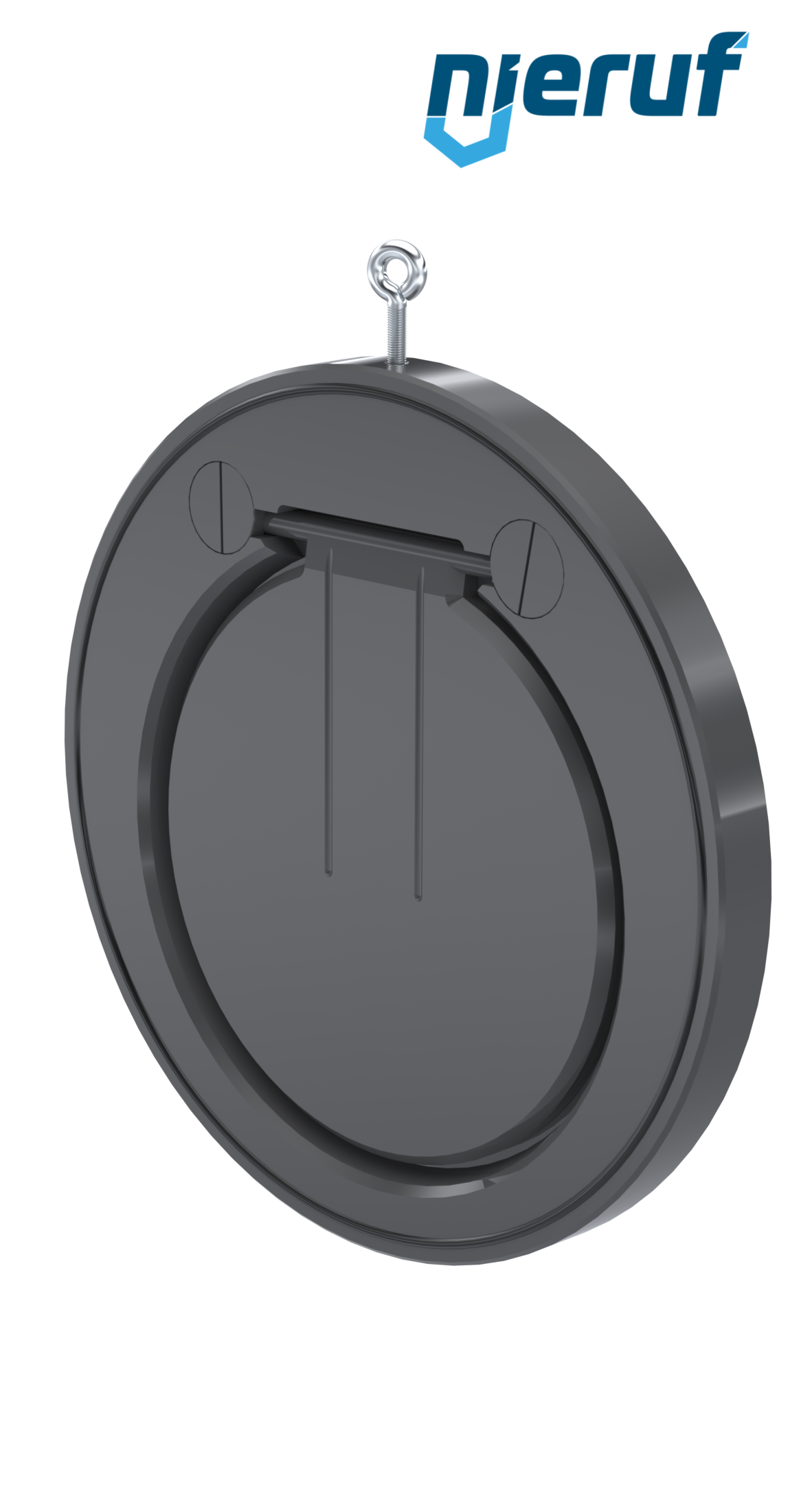 Klapa zwrotna międzykołnierzowa DN300 ZR05 Plastik PVC-U NBR