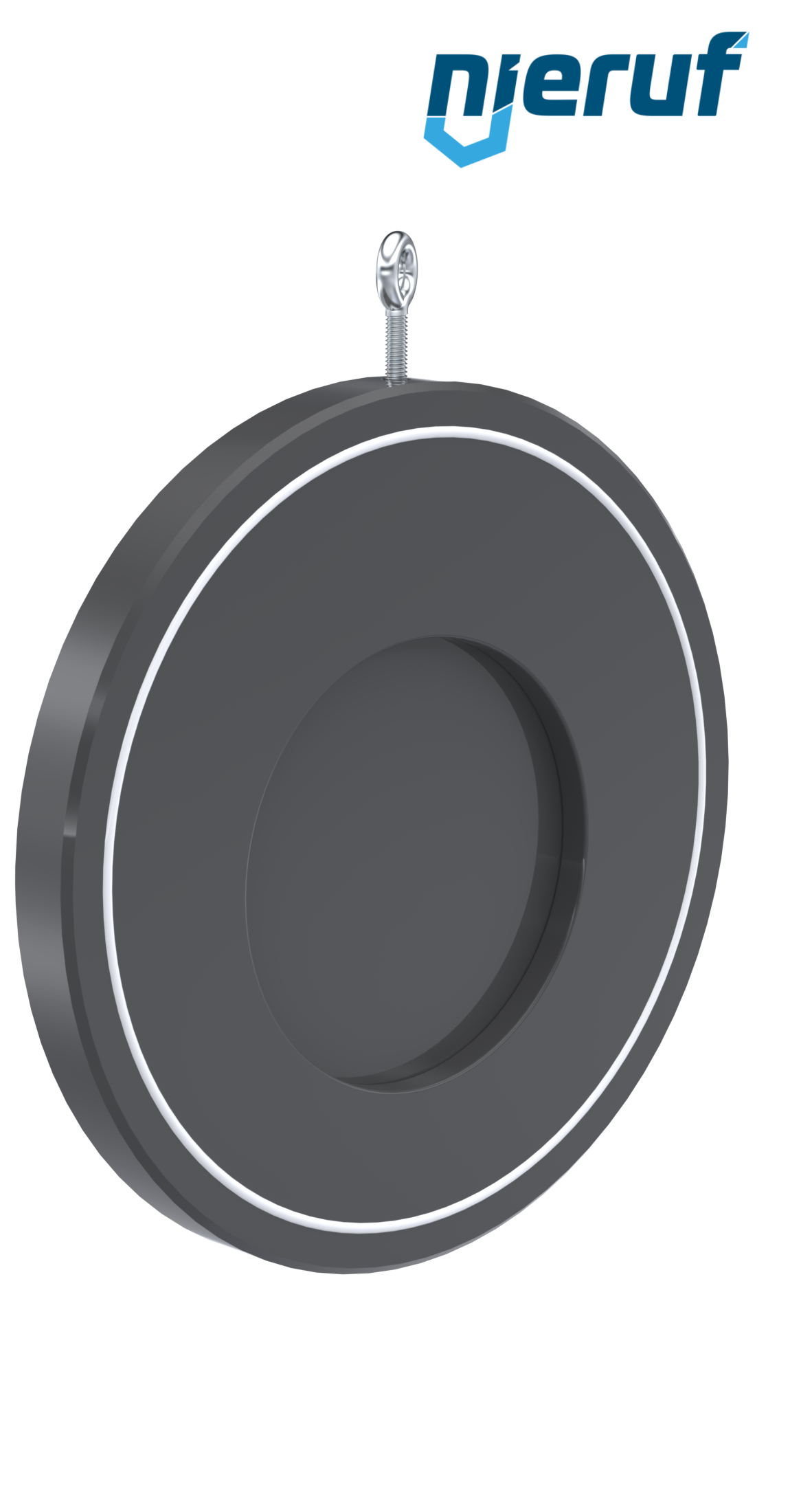 Klapa zwrotna międzykołnierzowa DN150 ZR05 Plastik PVC-U PTFE