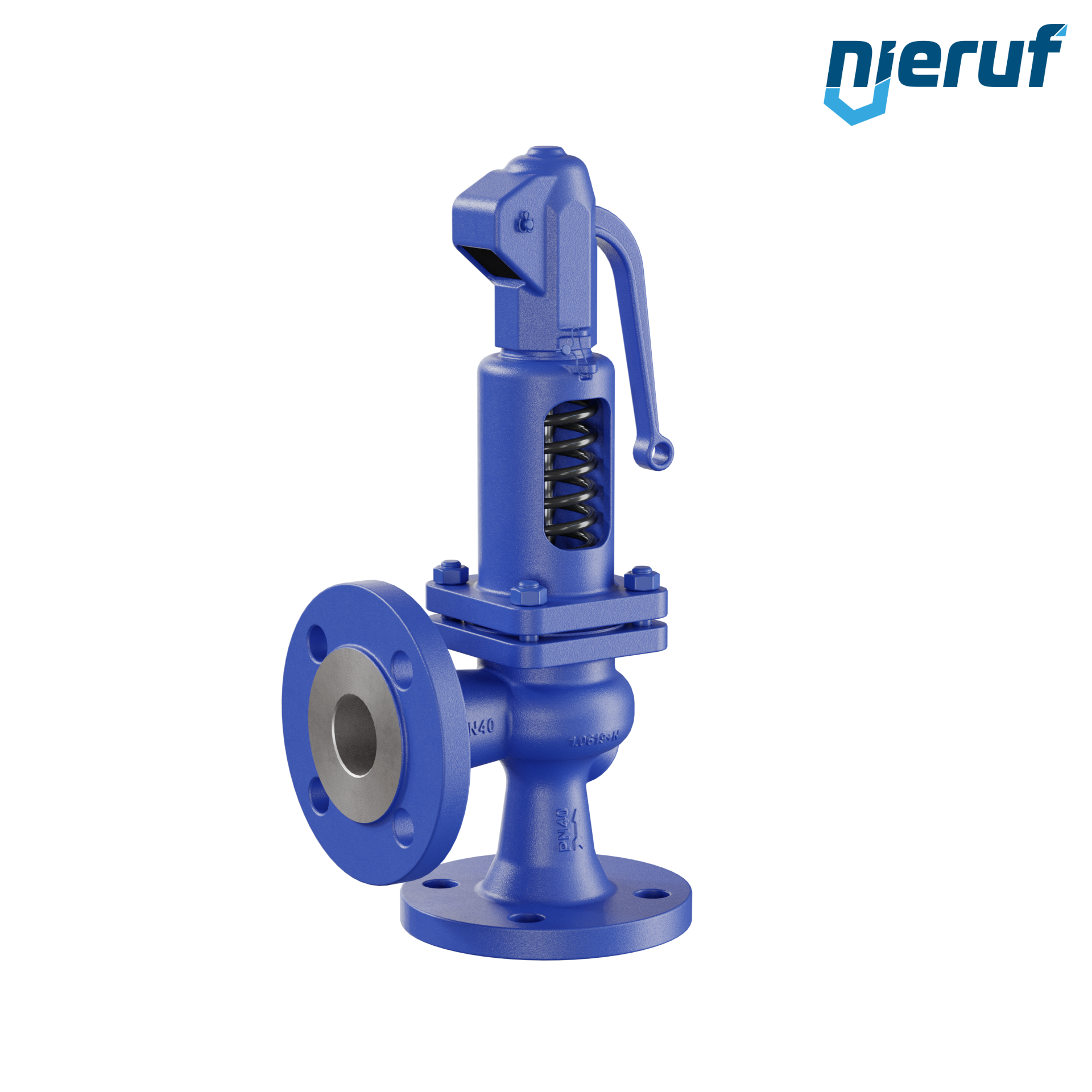 Zawór bezpieczeństwa kołnierzowy DN40/DN40 SF0202, Staliwo Metal, Dźwignia