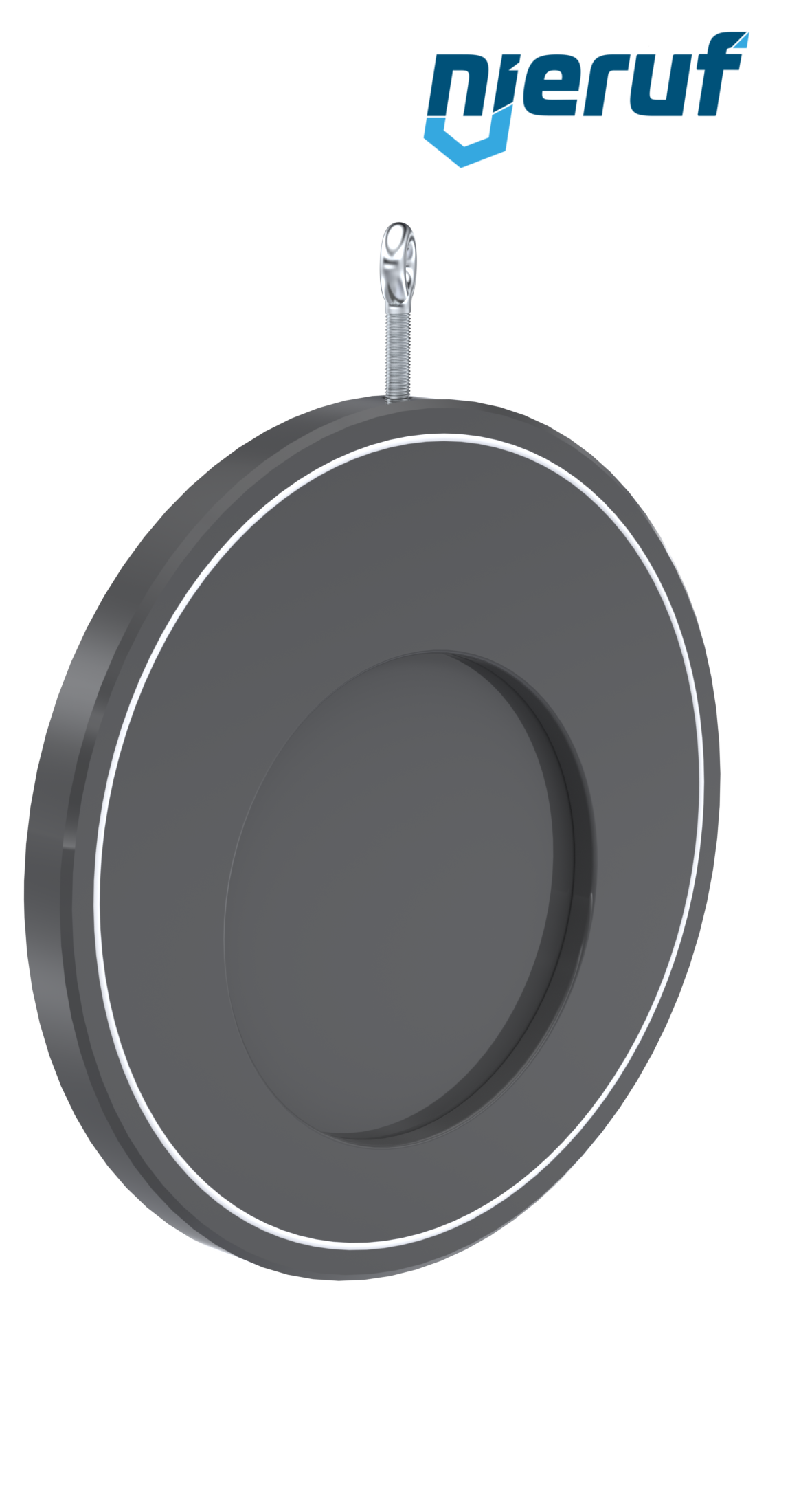 Klapa zwrotna międzykołnierzowa DN200 ZR05 Plastik PVC-U PTFE