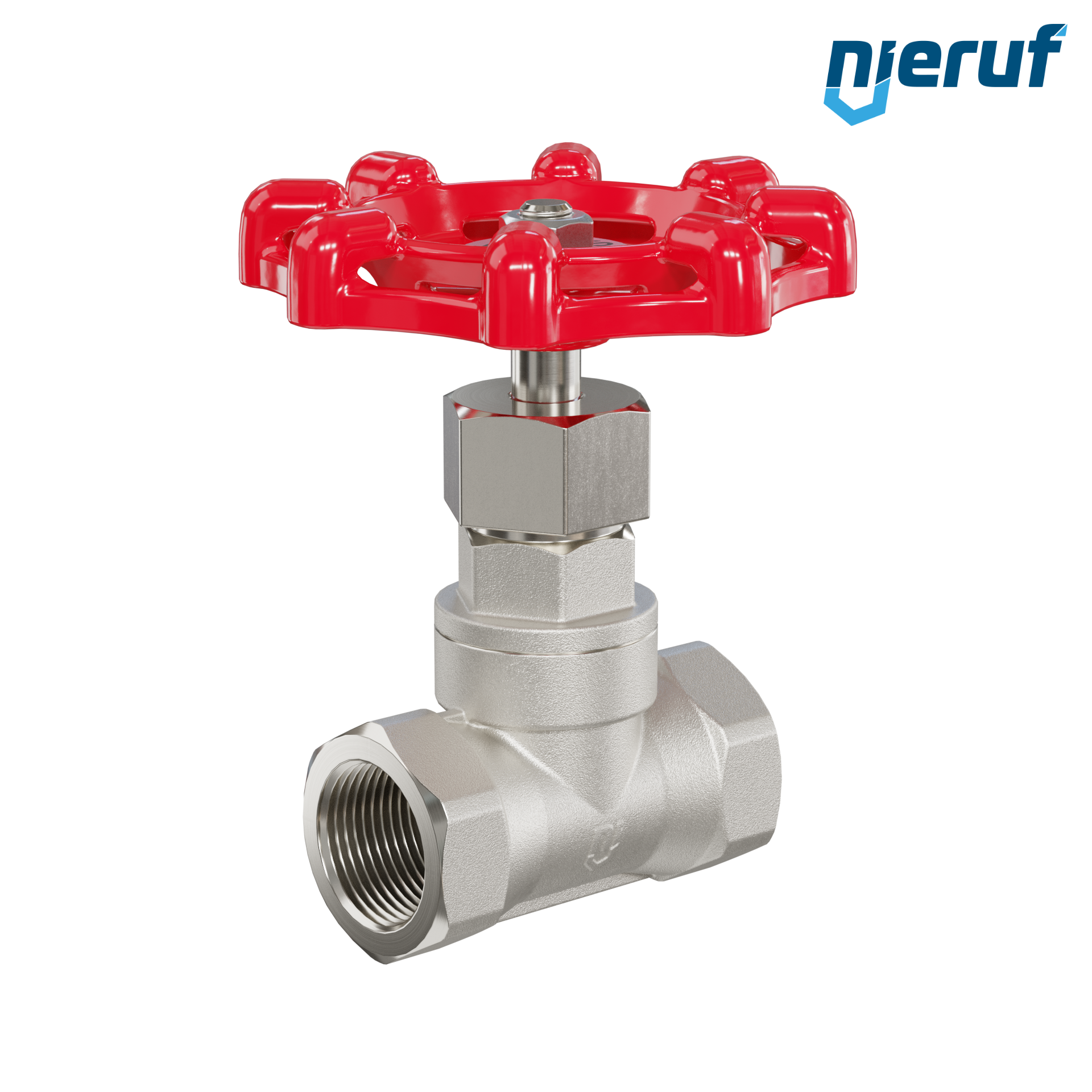 Zawór zaporowy gwint wewnętrzny DN15 - 1/2" cala PN16 AV11 stal nierdzewna 1.4408