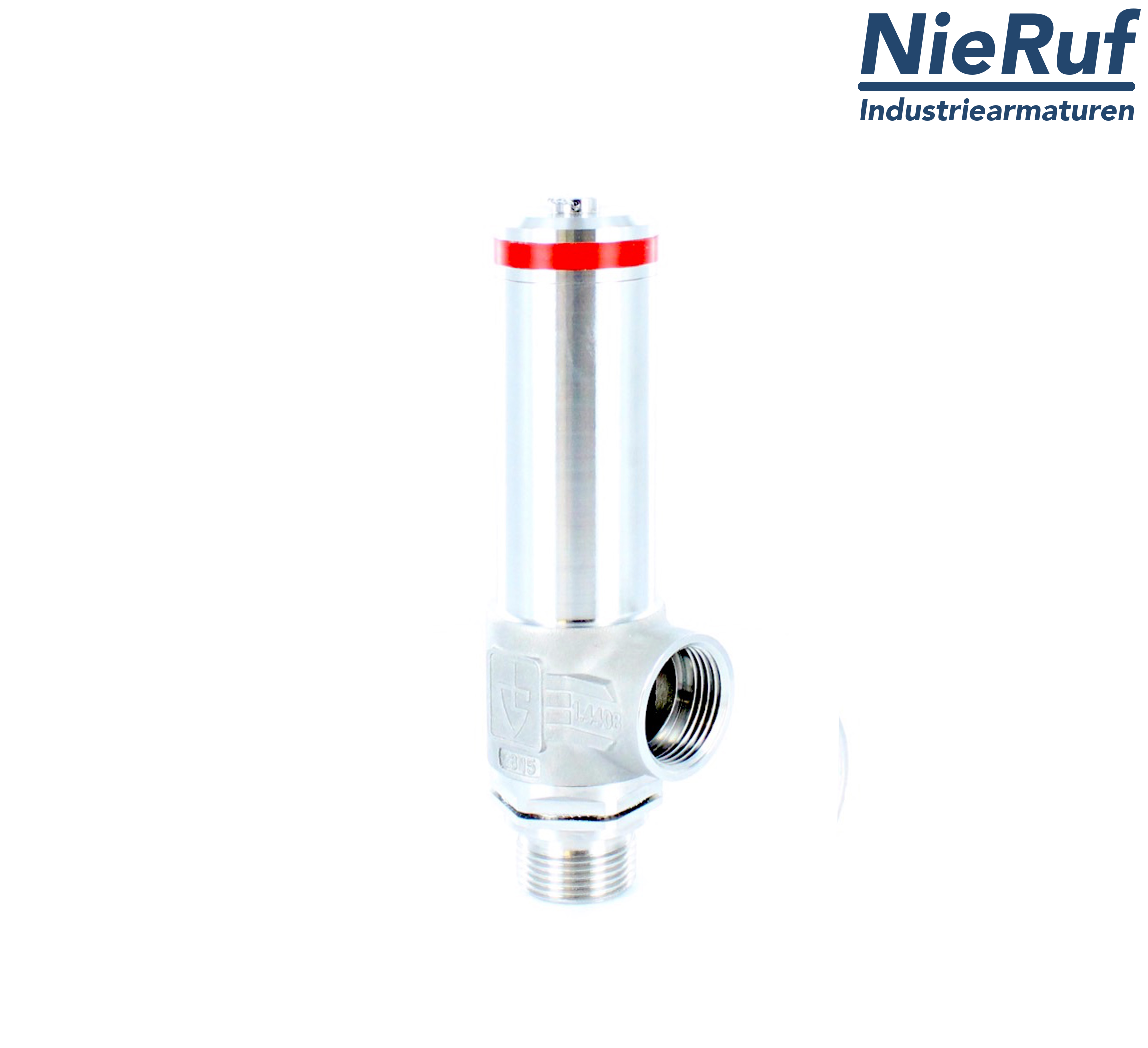 Kriogeniczny zawór bezpieczeństwa DN20 1" GZ x 1" GW SV14, Stal nierdzewna PTFE