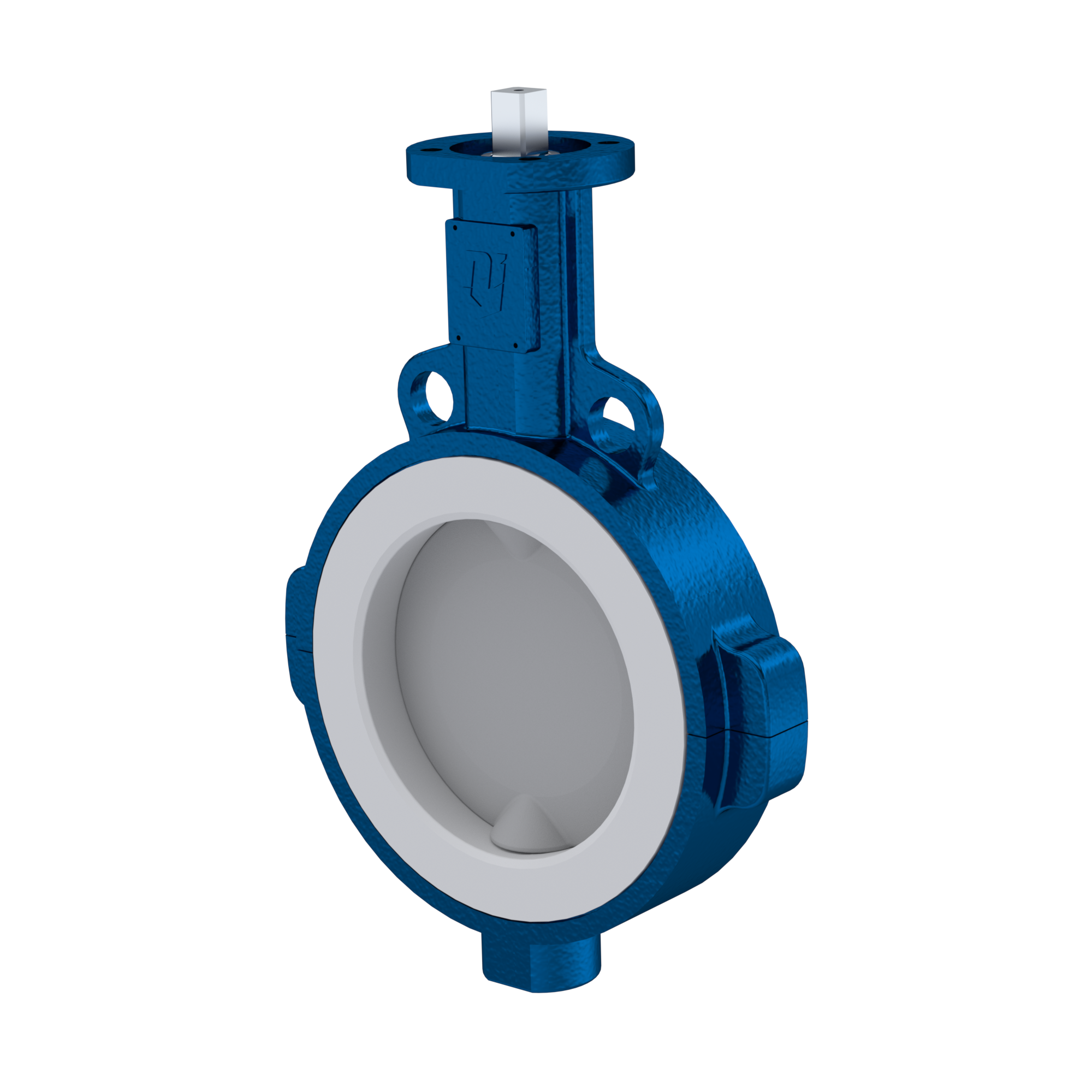 Przepustnica PTFE AK09 DN200 PN10-PN16 wkladka Silikon