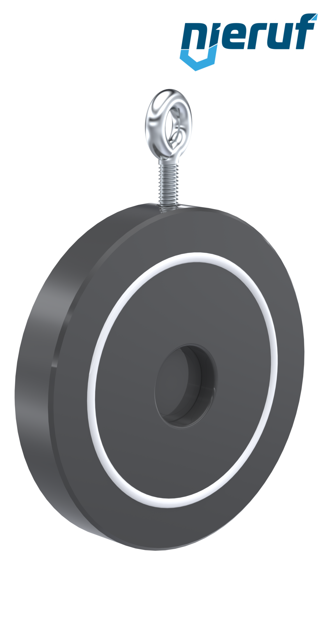 Klapa zwrotna międzykołnierzowa DN40 ZR05 Plastik PVC-U PTFE