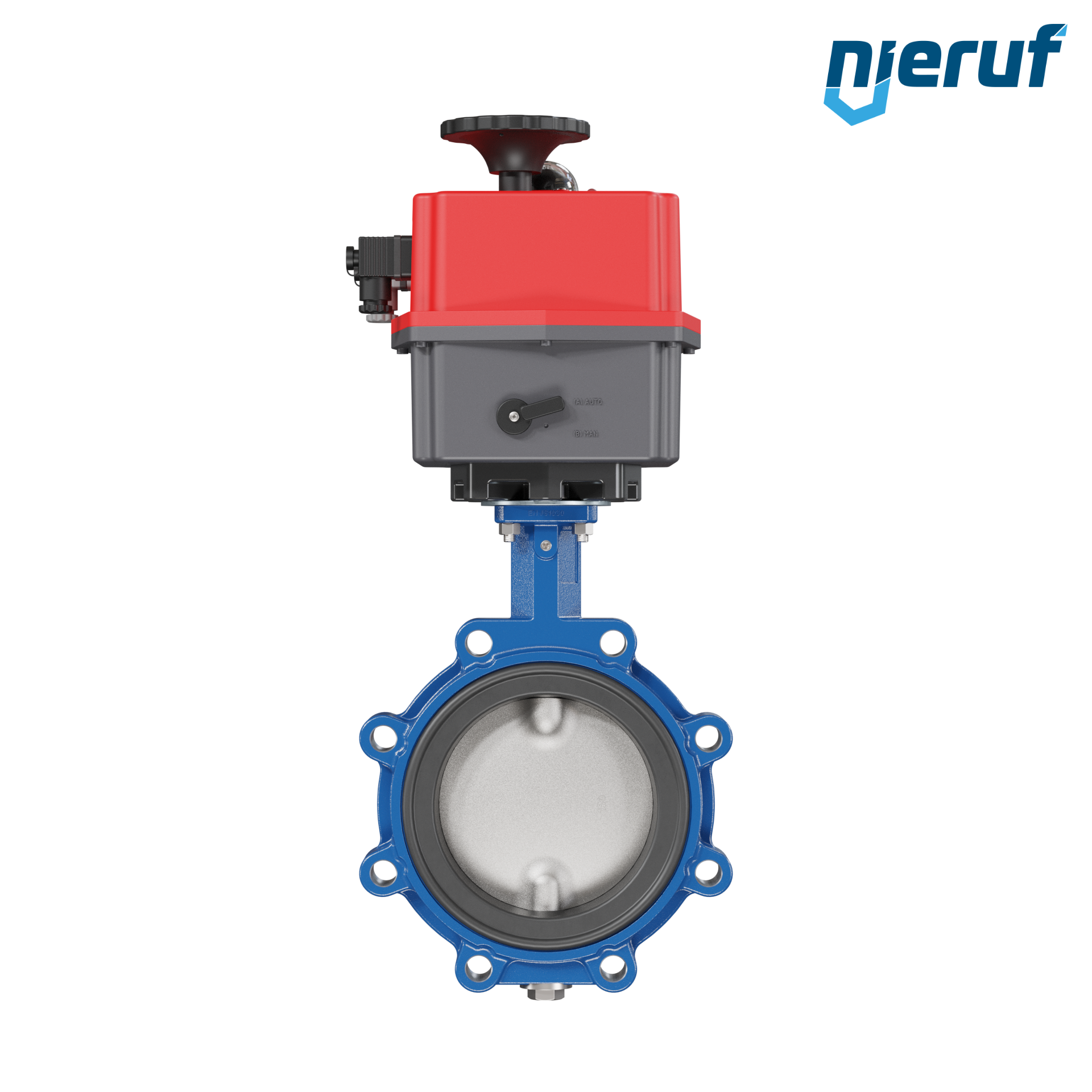 Przepustnica DN 150 dokołnierzowa/Lug elektroniczny napęd 24-240V FDA