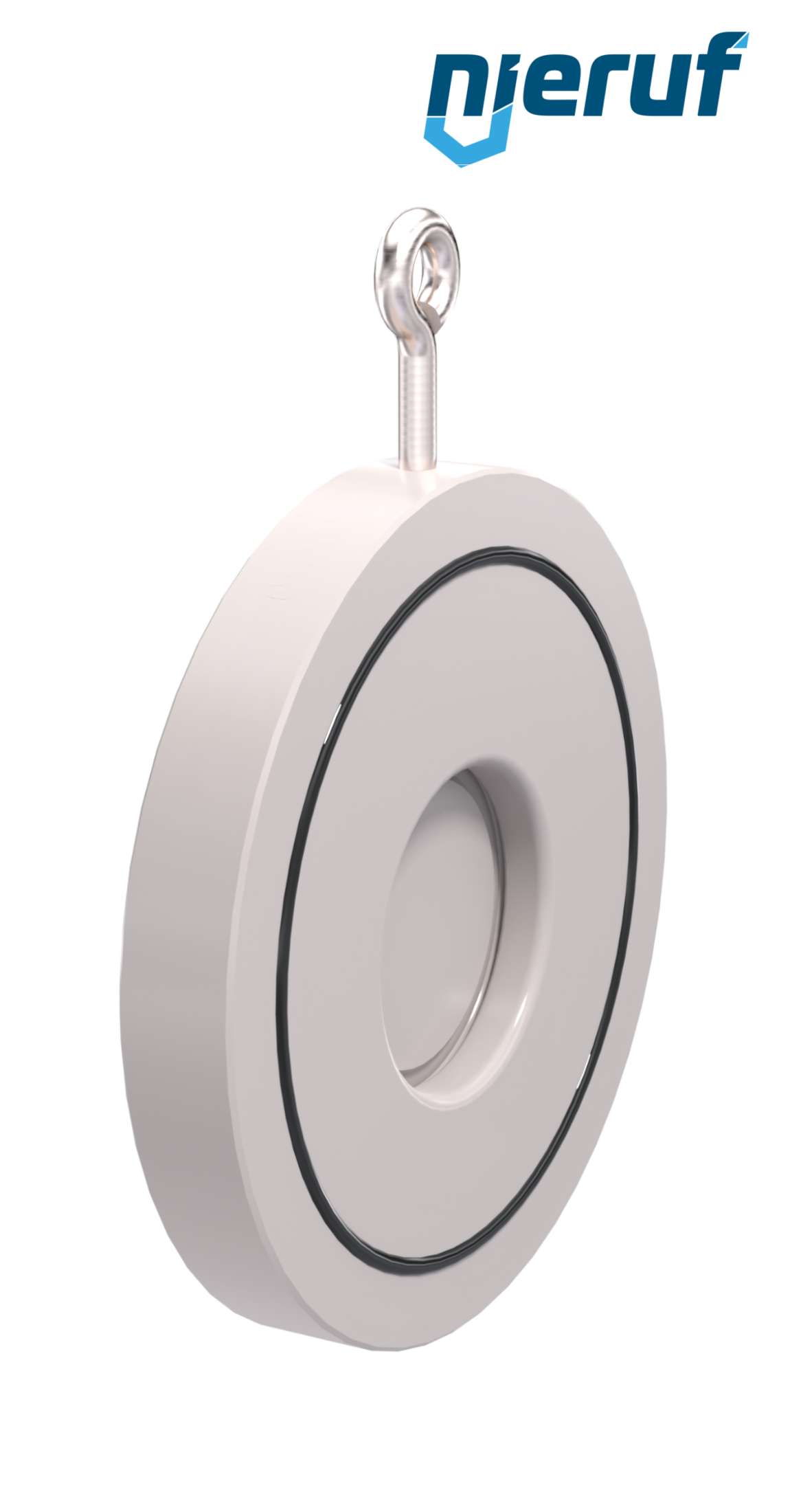 Klapa zwrotna międzykołnierzowa DN40 ZR12 Plastik PVDF PTFE