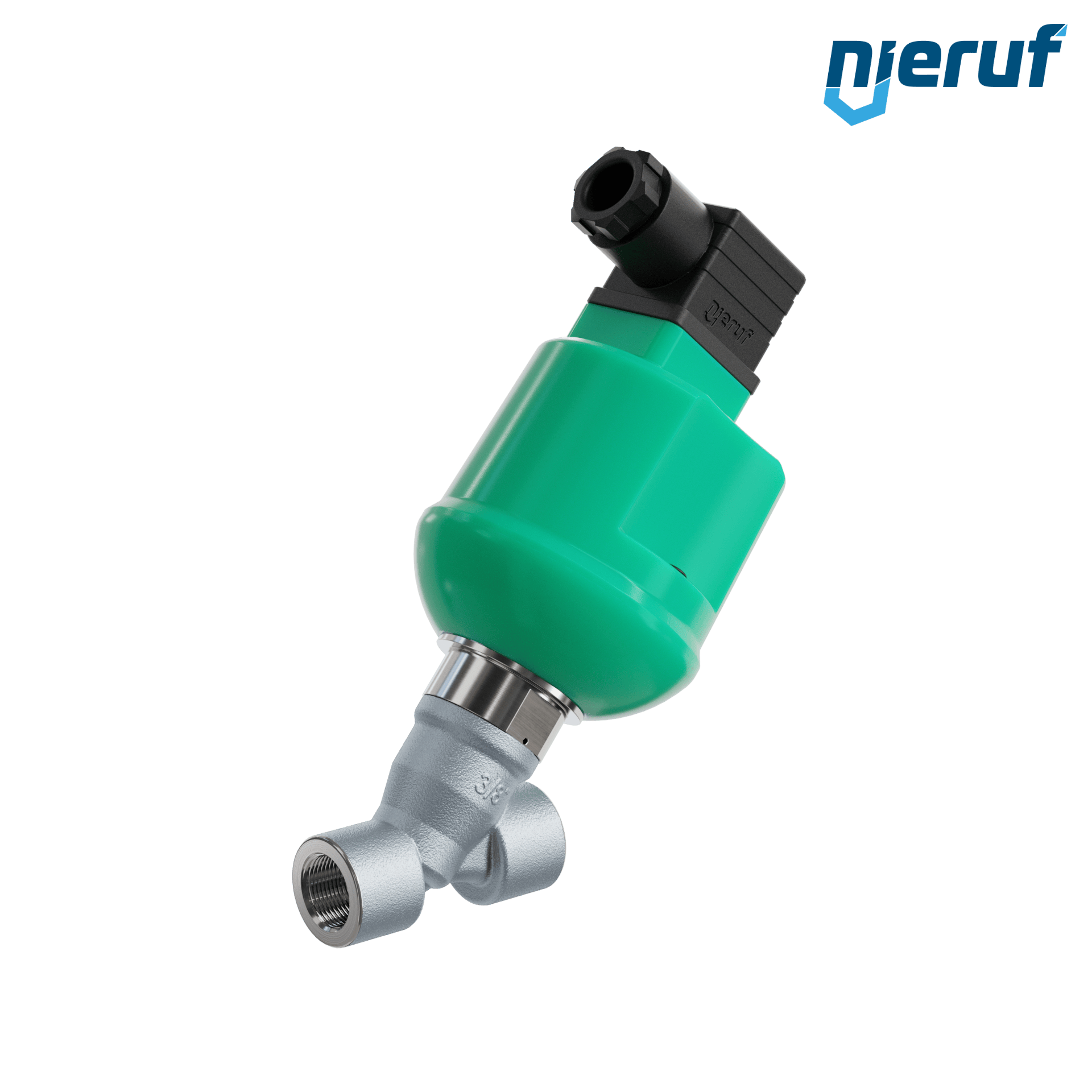 valvola regolatrice di flusso 3/8" pollici acciaio inossidabile FKM 4 - 20 mA ED01