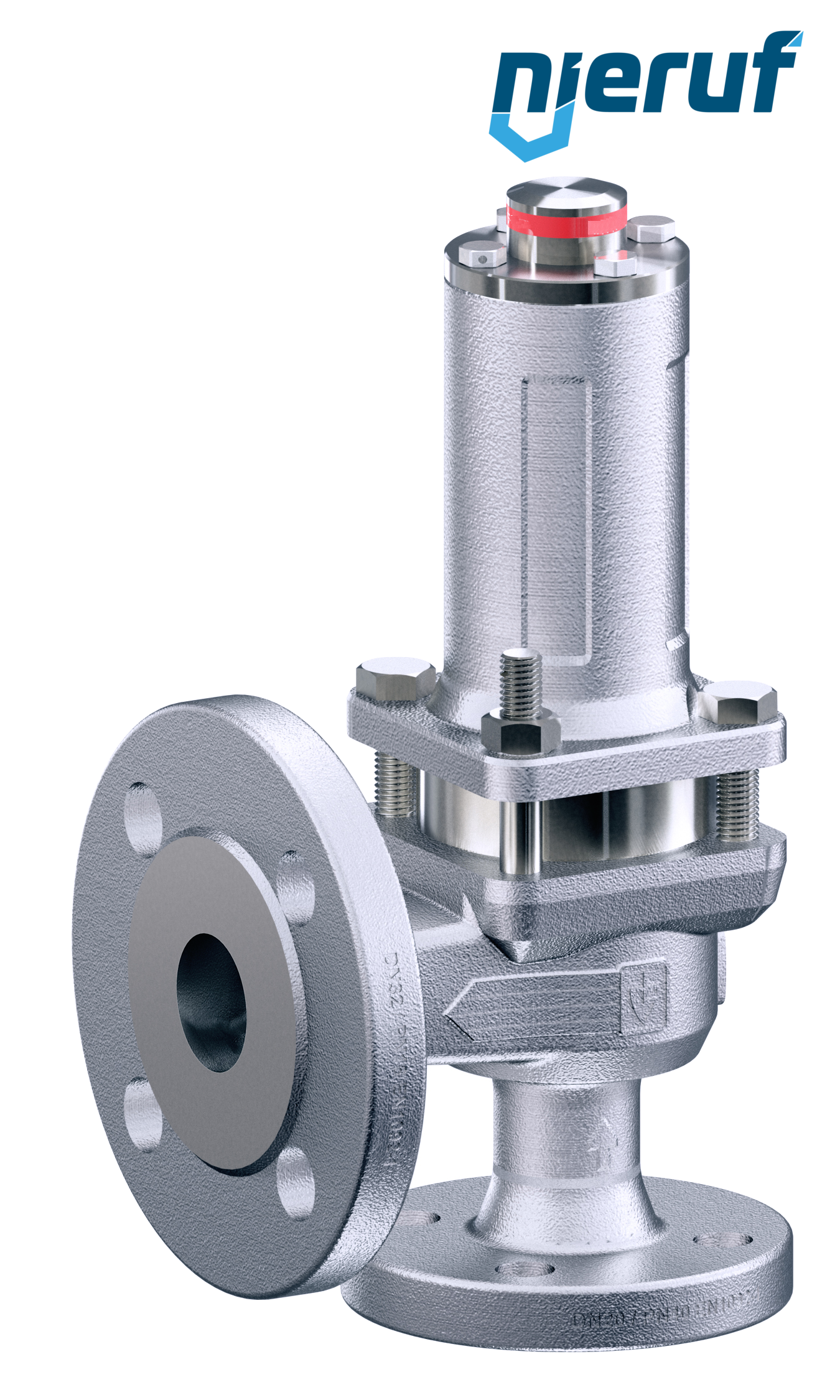 Zawór bezpieczeństwa kołnierzowy DN65/DN100 SF04, Stal nierdzewna 1.4408 Metal, bez podnoszenia
