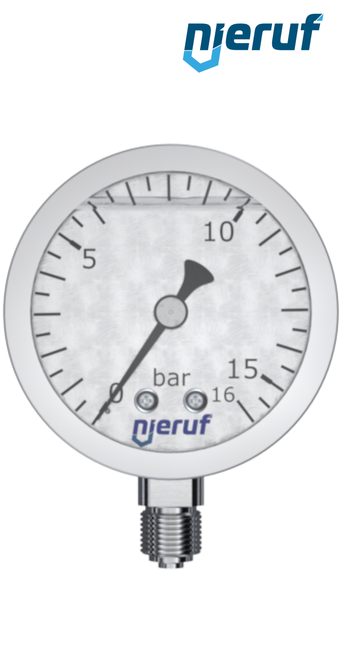 Manometr G 1/4" budowa radialna 63 mm Stal nierdzewna MM06 0 - 4,0 bar z wypełnieniem glicerynowym