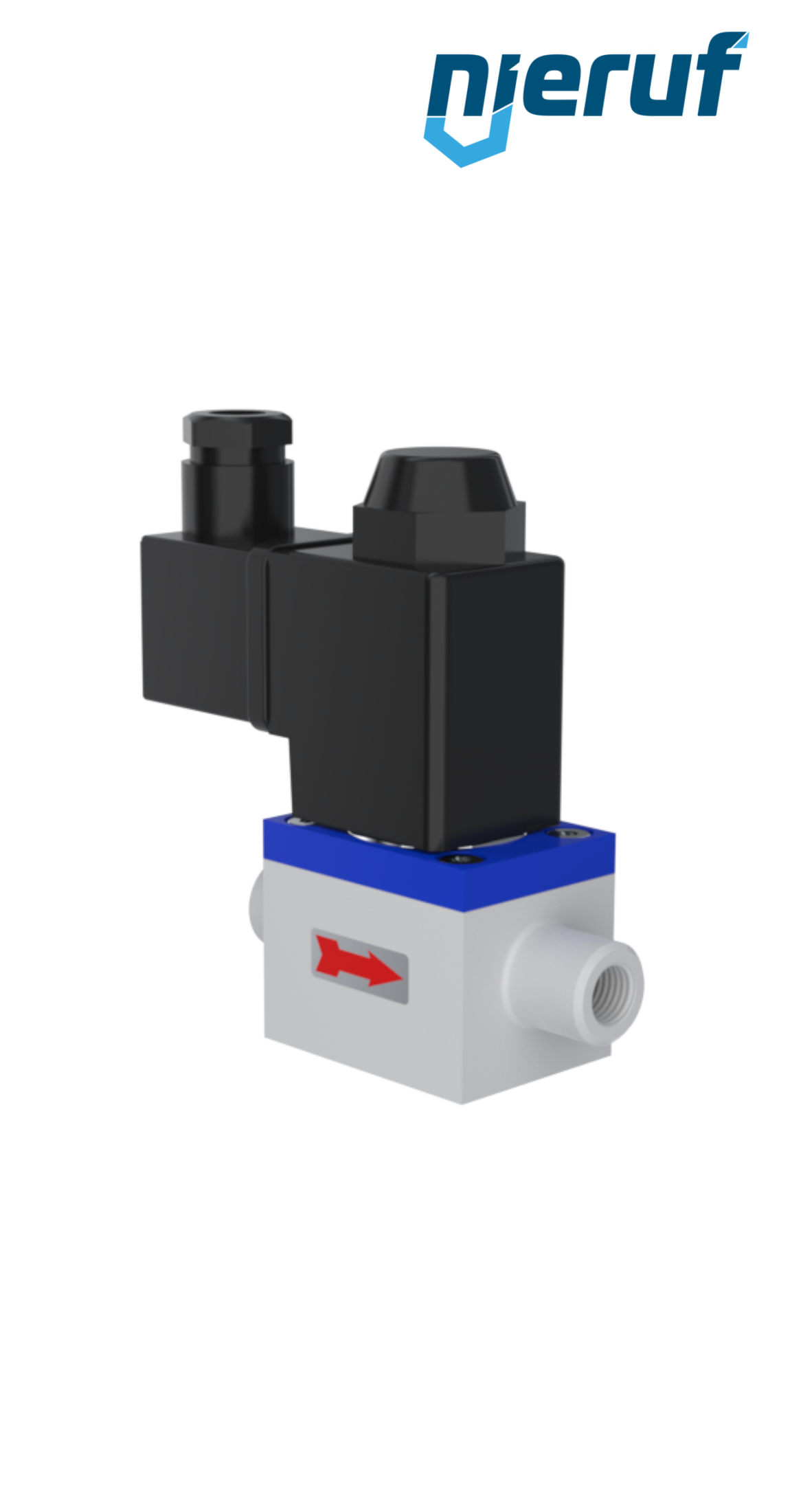 Zawór elektromagnetyczny PVC DN4,0 KV02 EPDM 24V DC