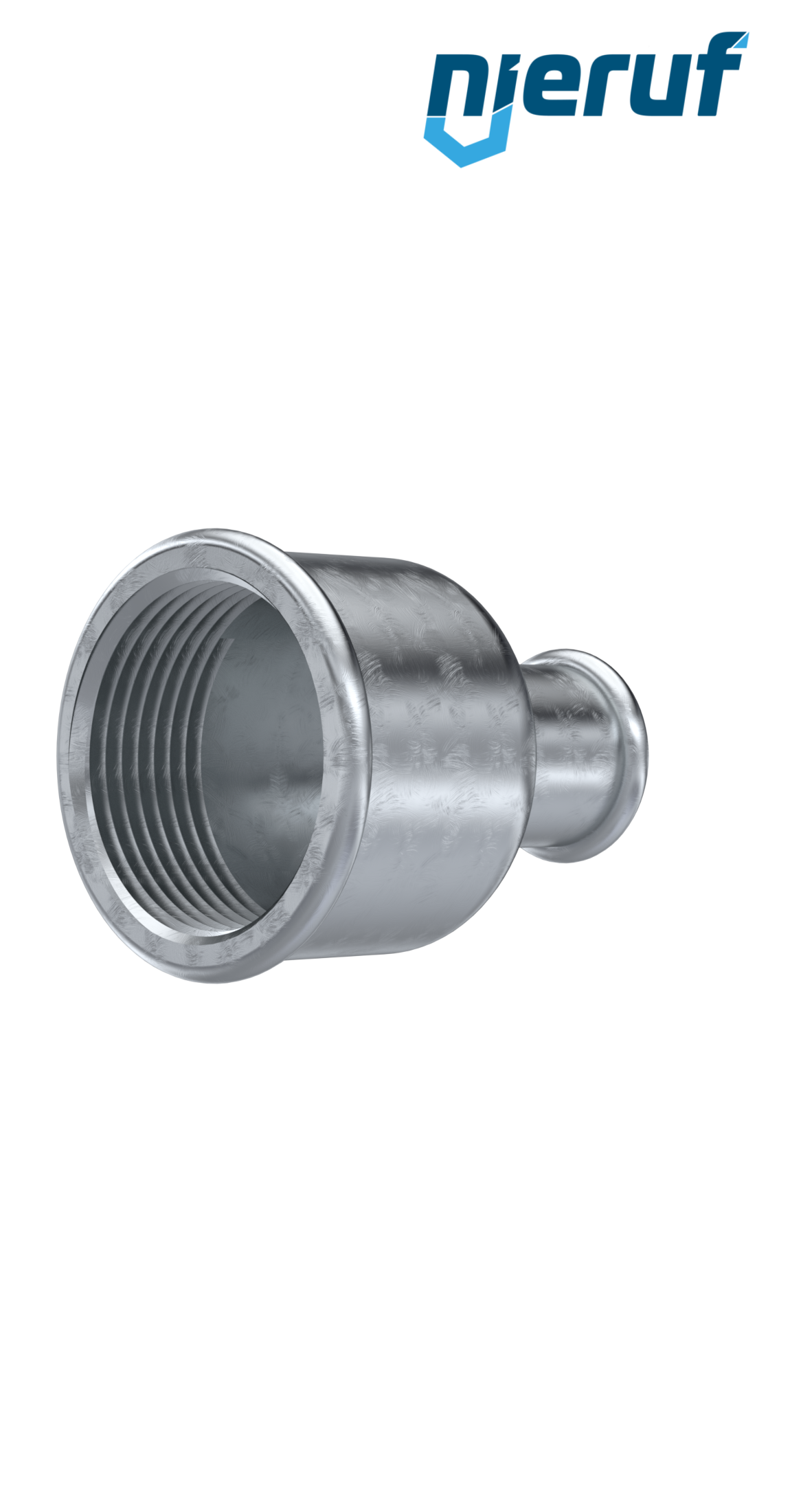 Złączka z żeliwa ciągliwego Mufa redukcyjna nr. 240, 1 1/4" x 3/4" cala ocynkowane