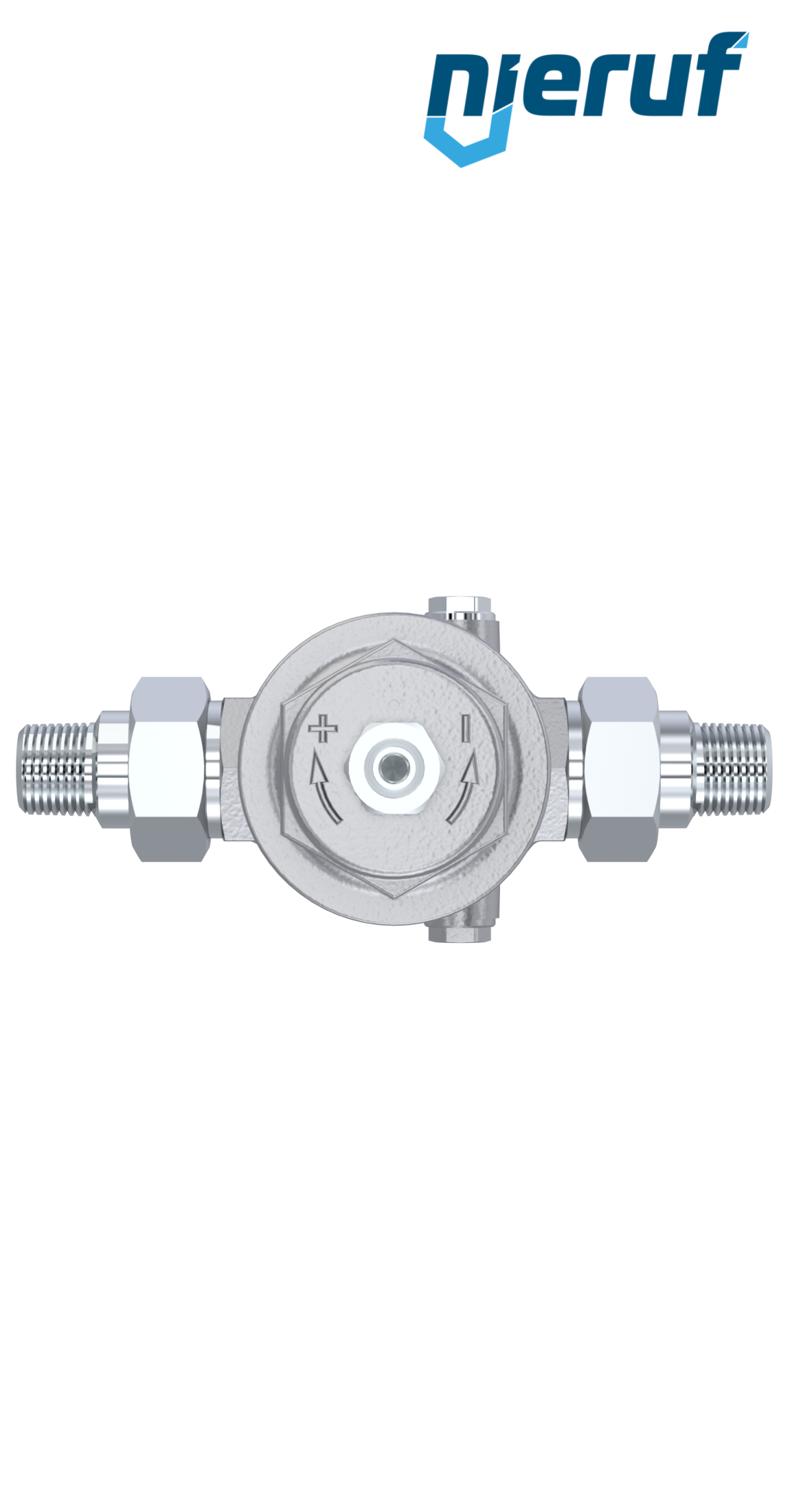 Reduktor niskiego ciśnienia gwint zewnętrzny 3/4" cala DM12 stal nierdzewna FPM 0.2 - 2.0 bar