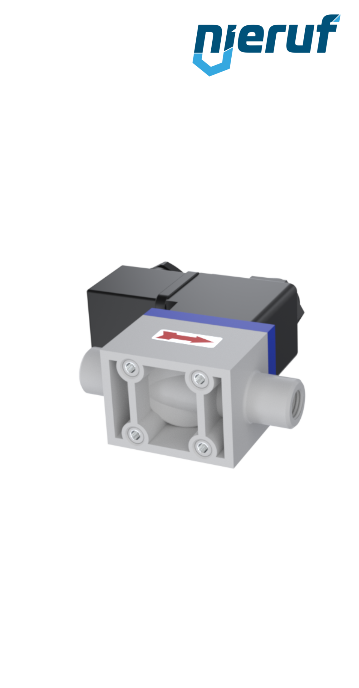 Zawór elektromagnetyczny PVDF DN6,0 KV02 FKM 230V 50Hz