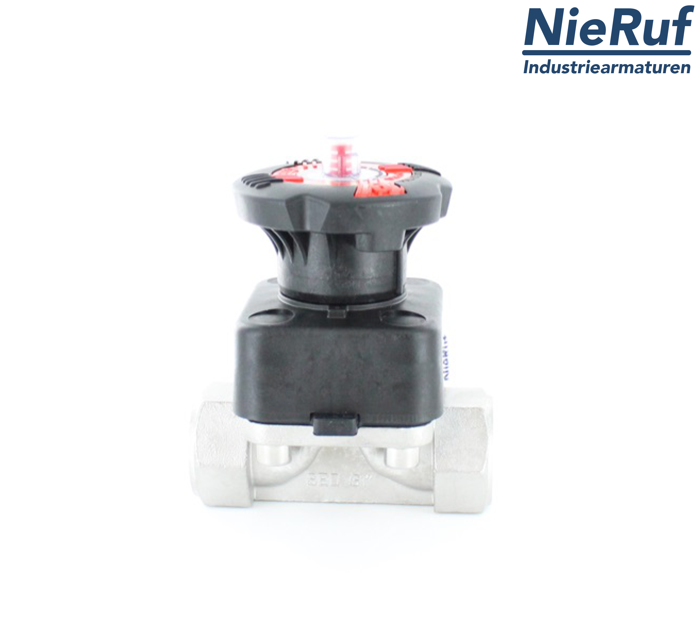 Zawór membranowy ze stali nierdzewnej 1 1/4" ca membrana PTFE/EPDM dwuczęściowa gwint wewnętrzny BSP