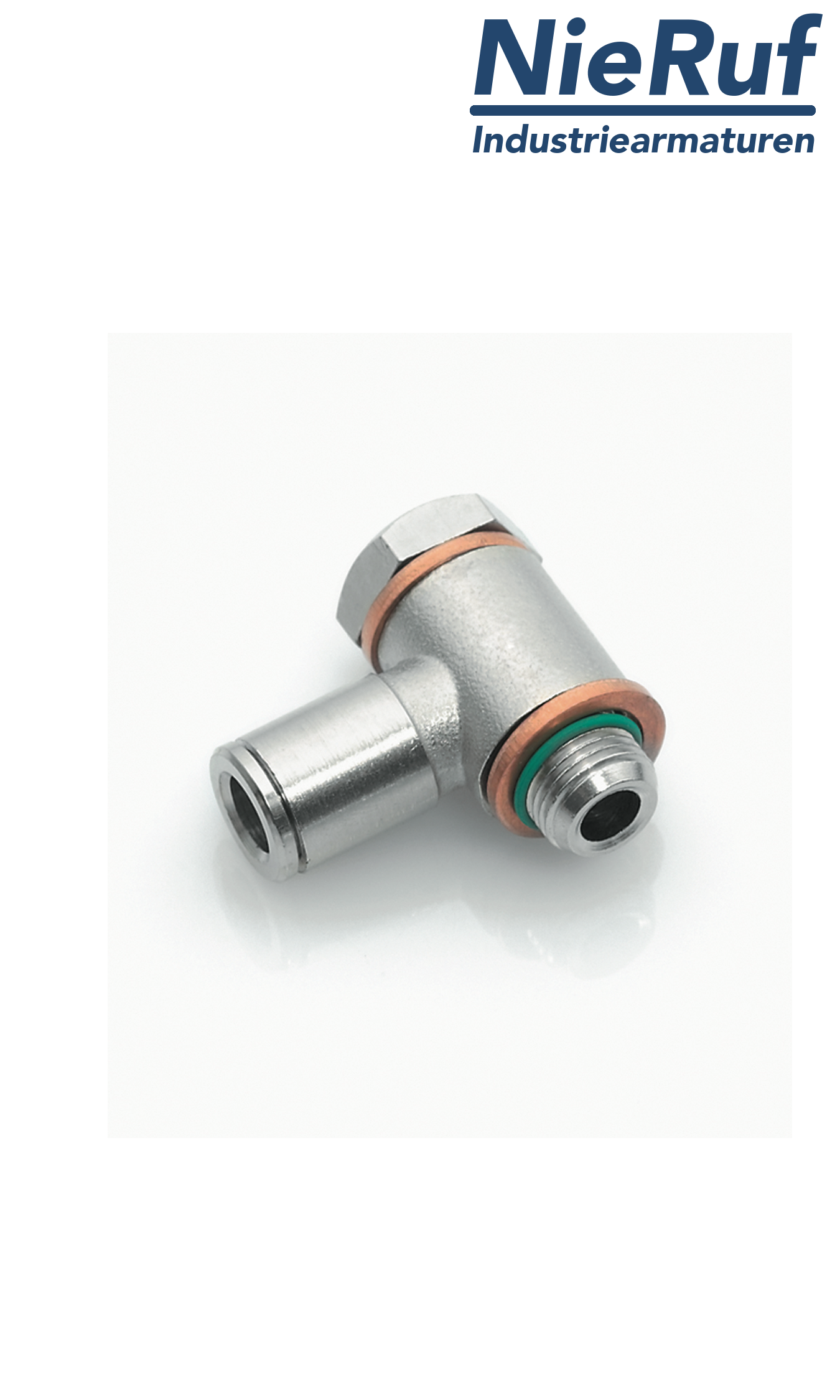 Kątowe złącze obrotowe EF06 Mosiądz FKM G1/4" D6mm Kątowe złącze obrotowe EF06 Mosiądz FKM G1/4" D6mm