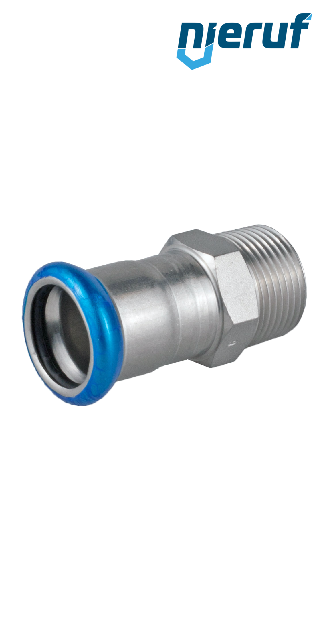 Przejściówka DN100 - 108,0 mm  W Gwint zewnętrzny 4" cale Stal nierdzewna