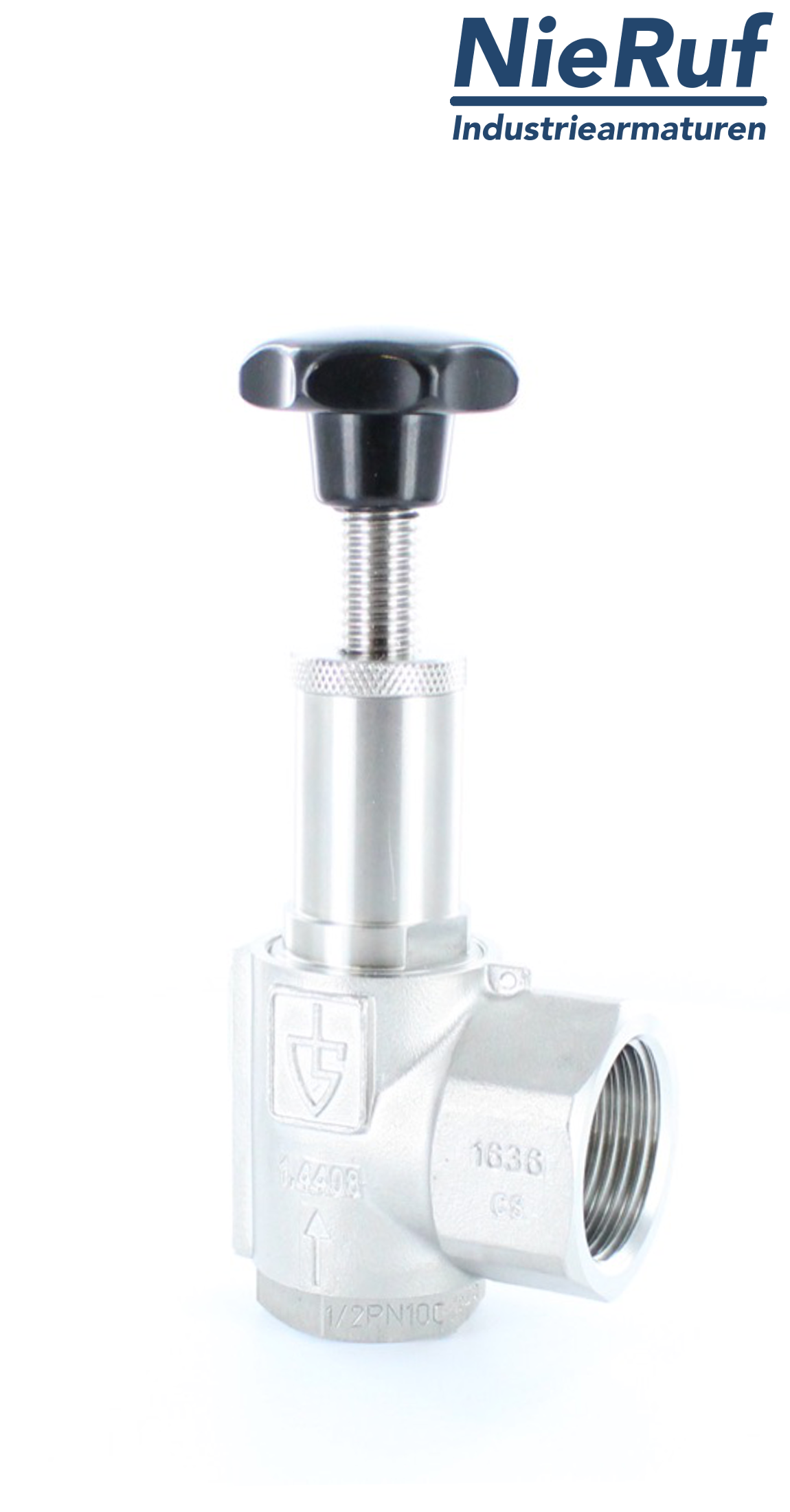 Narożny zawór przelewowy 1 1/2" cala GZ UV15 Stal 1,0 - 1,3 bar