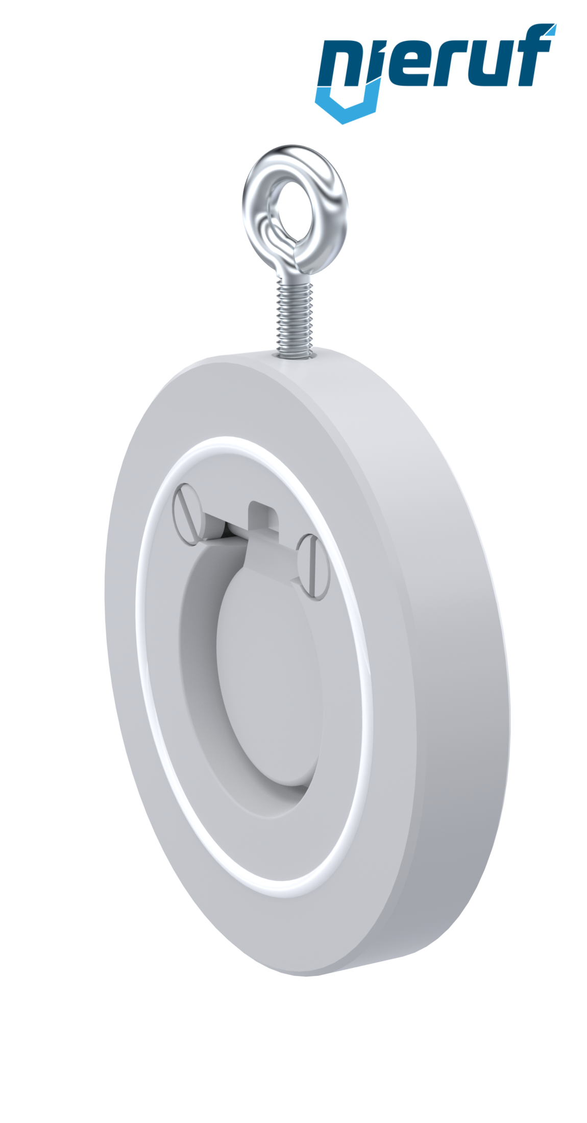 Klapa zwrotna międzykołnierzowa DN40 ZR12 Plastik PVDF PTFE
