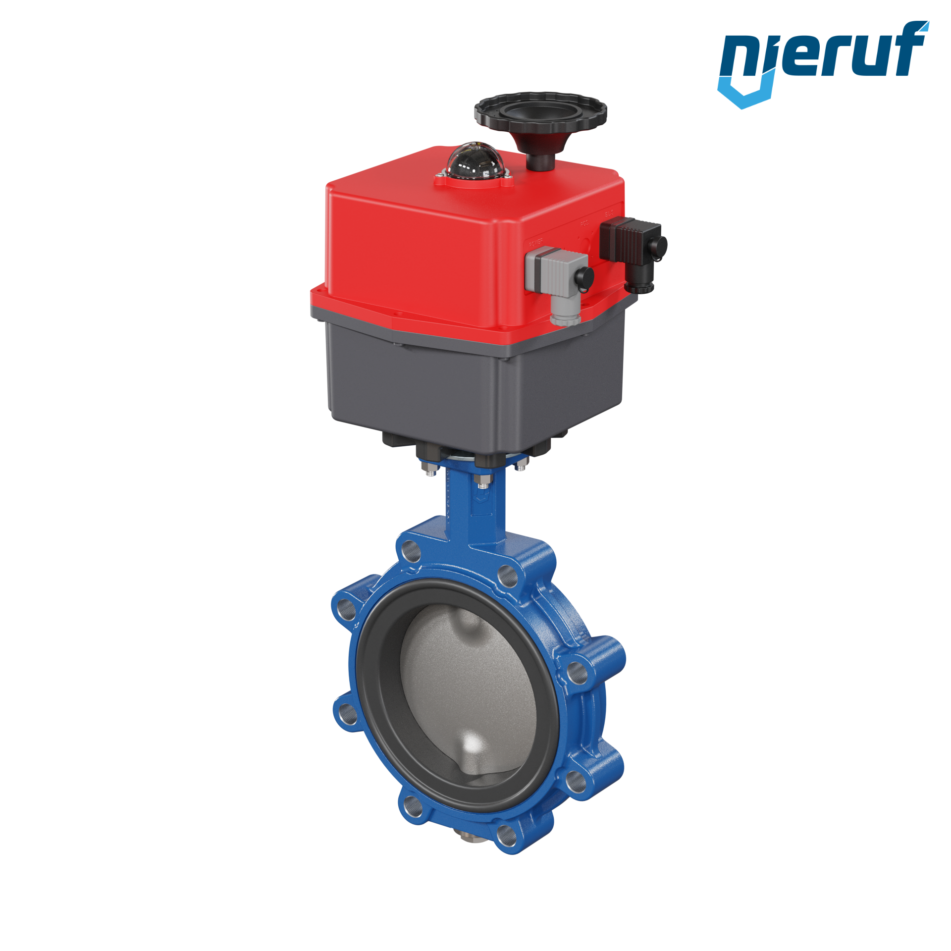 Przepustnica DN 150 dokołnierzowa/Lug elektroniczny napęd 24-240V FDA