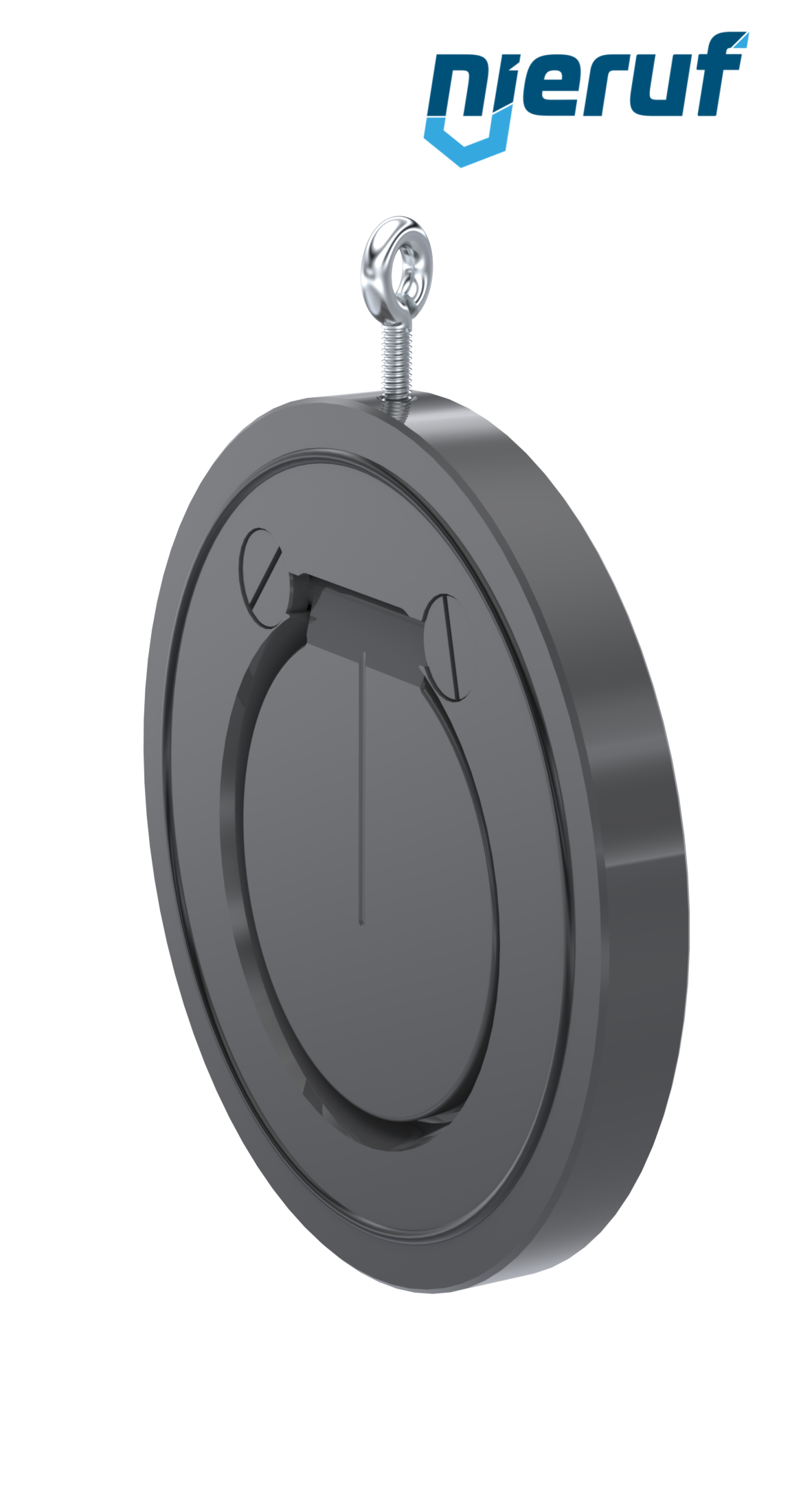 Klapa zwrotna międzykołnierzowa DN100 ZR05 Plastik PVC-U NBR