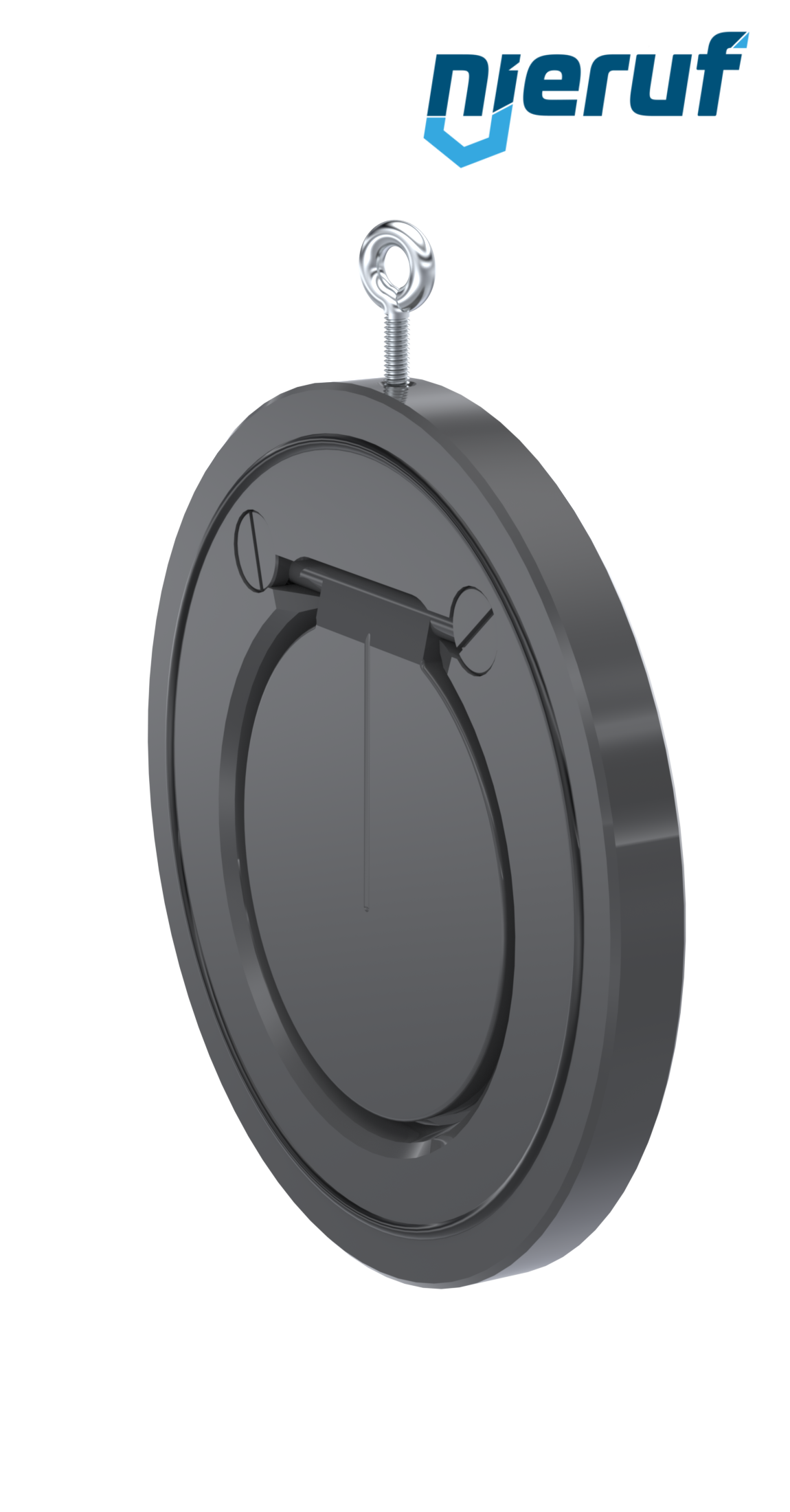 Klapa zwrotna międzykołnierzowa DN125 ZR05 Plastik PVC-U NBR