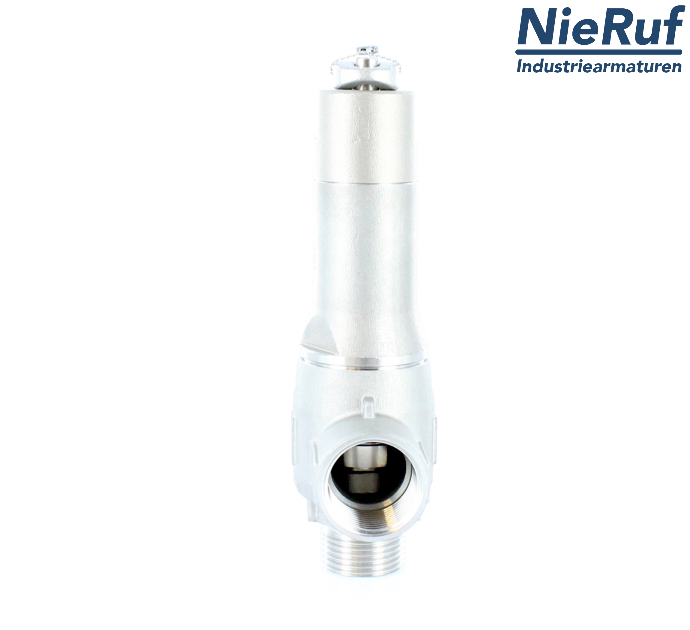 Zawór bezpieczeństwa 1" GZ  x 1" GW SV13, Stal nierdzewna PTFE, Dźwignia