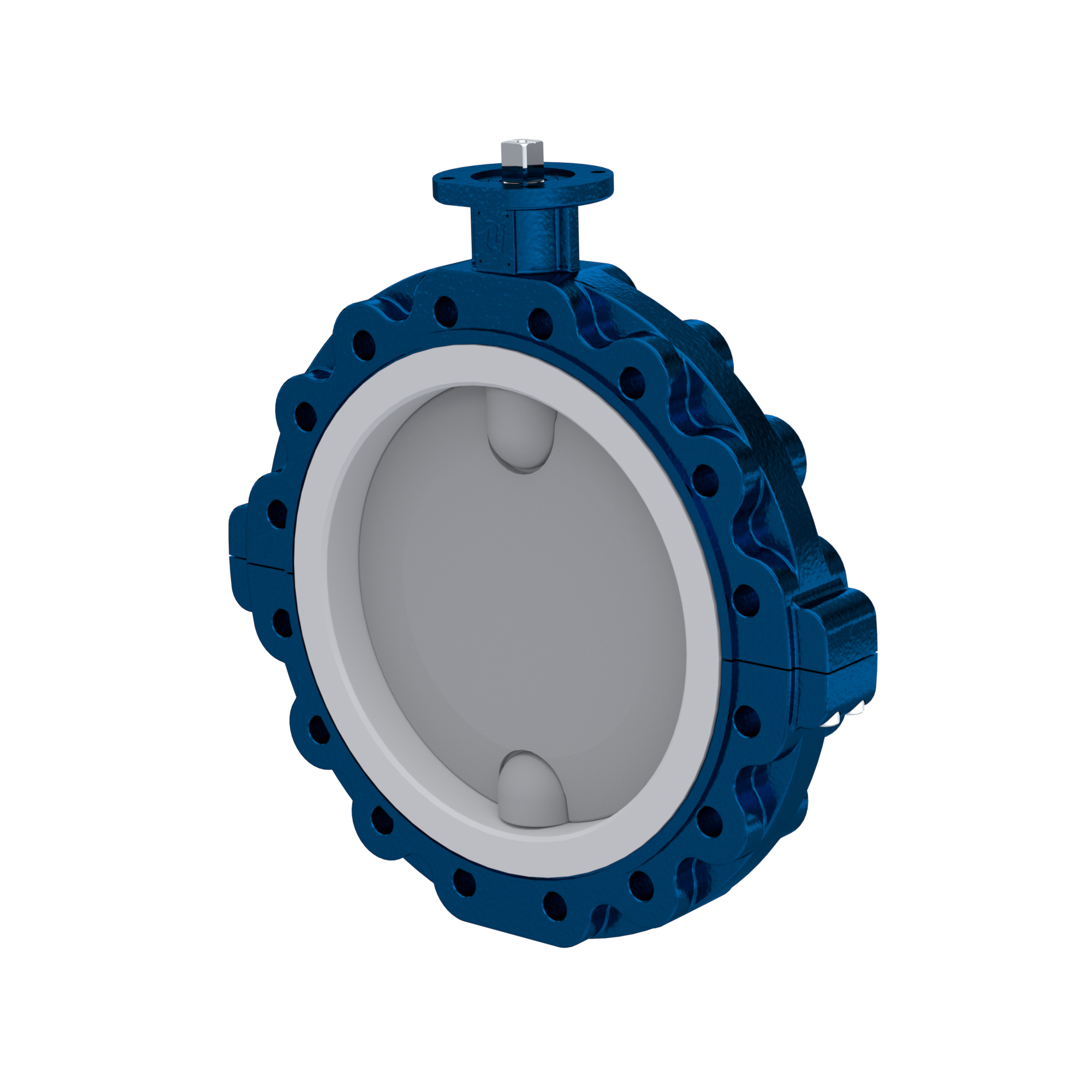 Przepustnica PFA PTFE AK09 DN600 PN10 wkladka Silikon