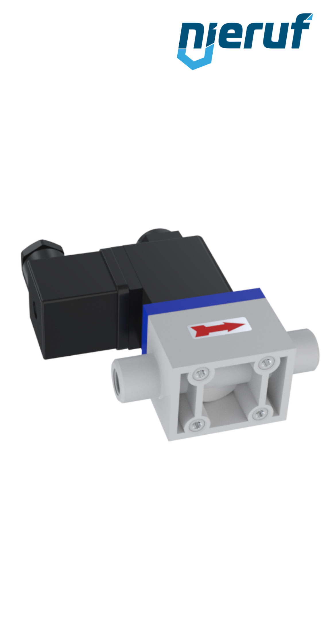 Zawór elektromagnetyczny PVC DN4,0 KV02 EPDM 24V DC