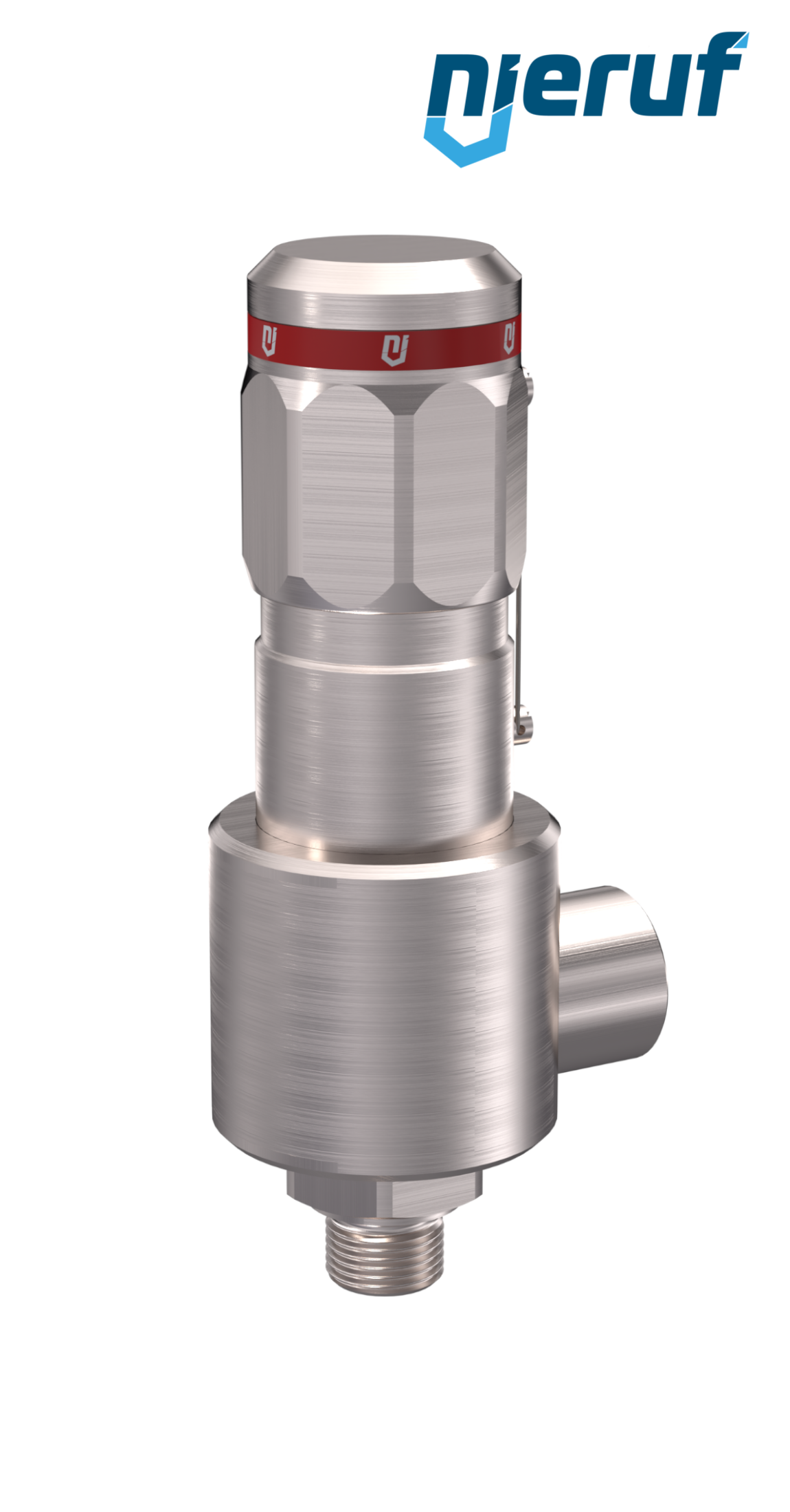 Zawór bezpieczeństwa DN10 3/4" GZ X 3/4" GW SV15, MD / PAI, bez podnoszenia, Wersja kątowa, >350,0 bar - 630,0 bar