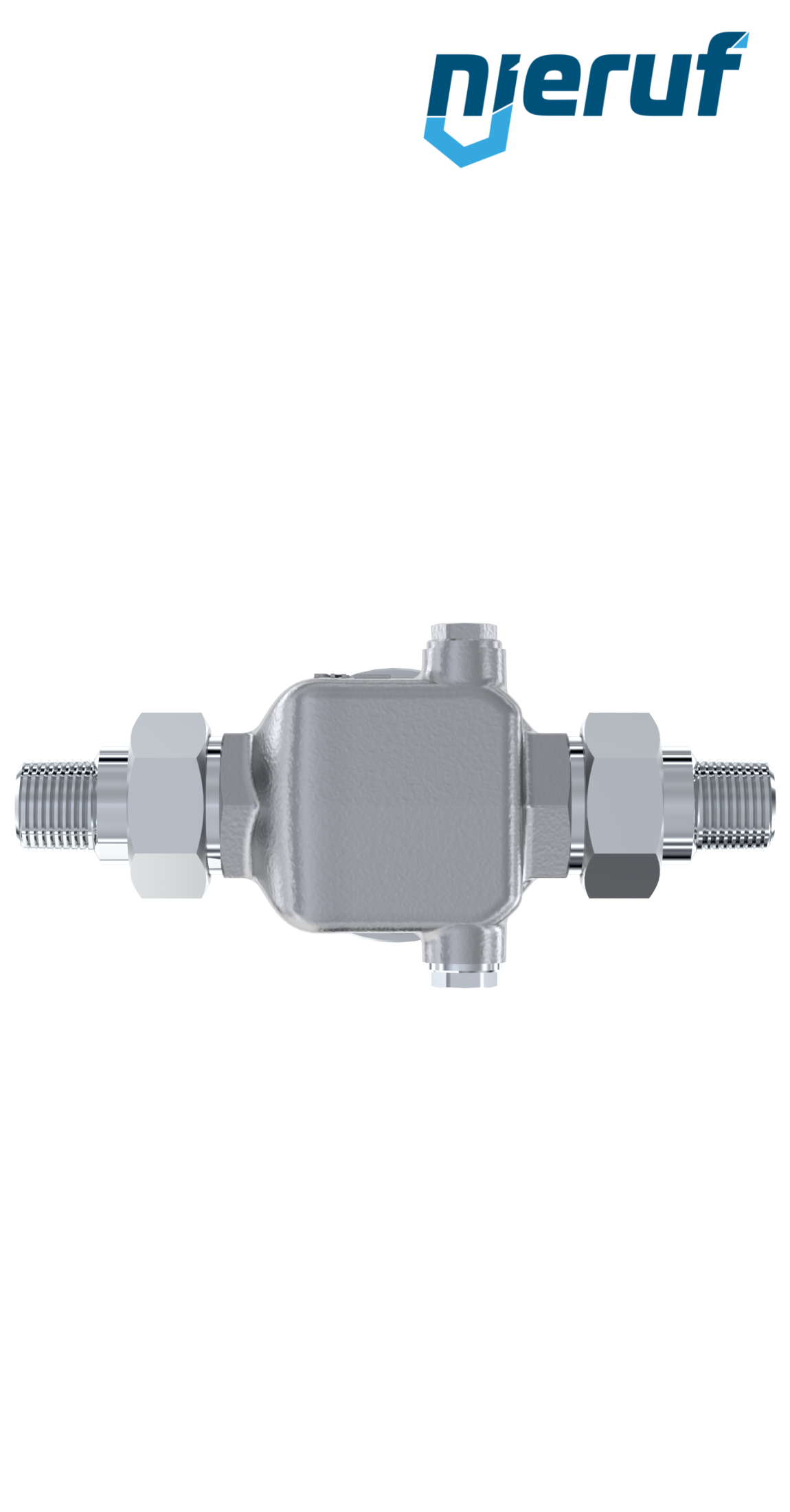 Reduktor niskiego ciśnienia gwint zewnętrzny 3/4" cala DM12 stal nierdzewna FPM 0.2 - 2.0 bar