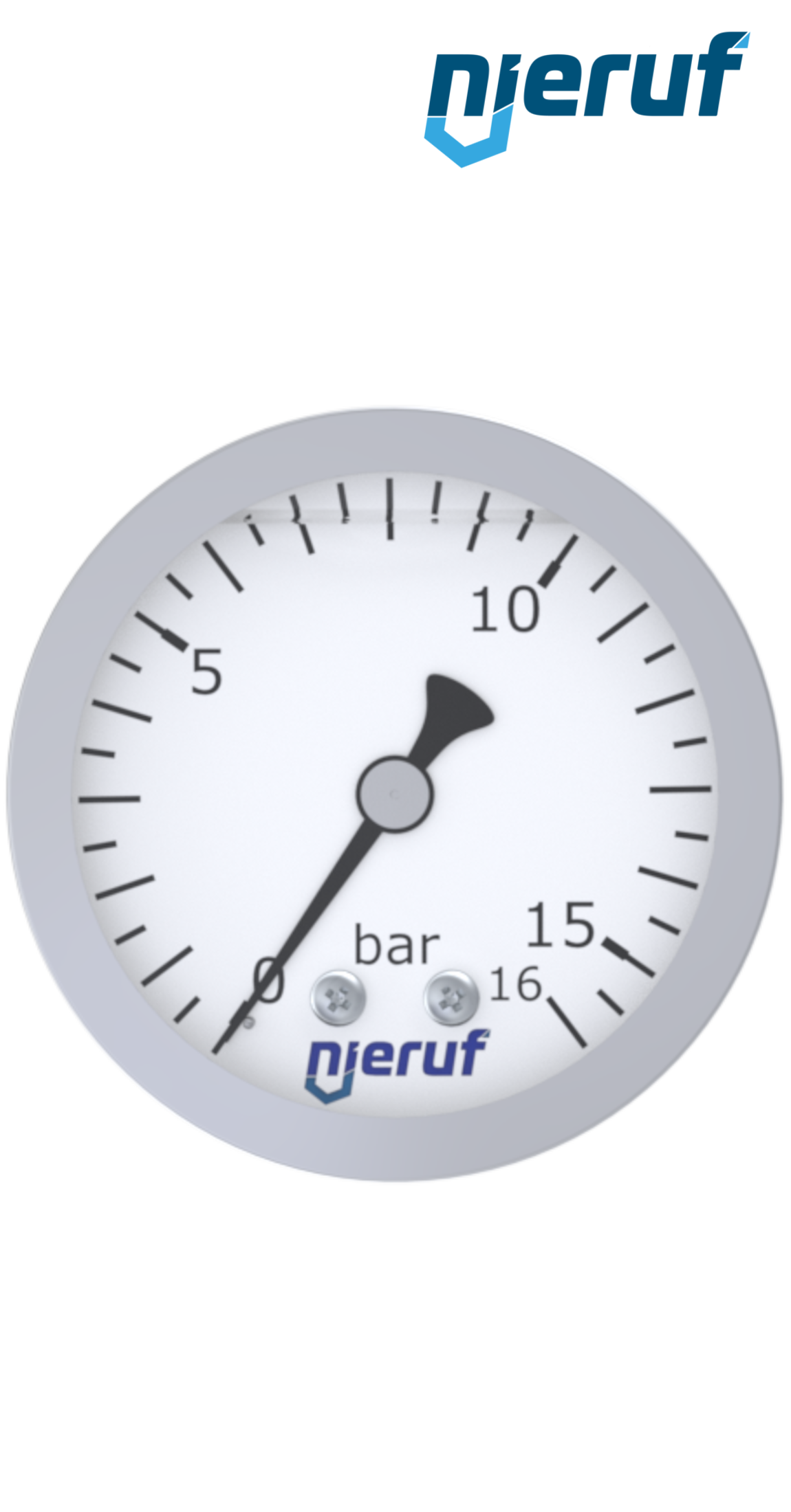 Manometr G 1/4" budowa osiowa 63 mm Stal nierdzewna MM06 0 - 6,0 bar z wypełnieniem glicerynowym
