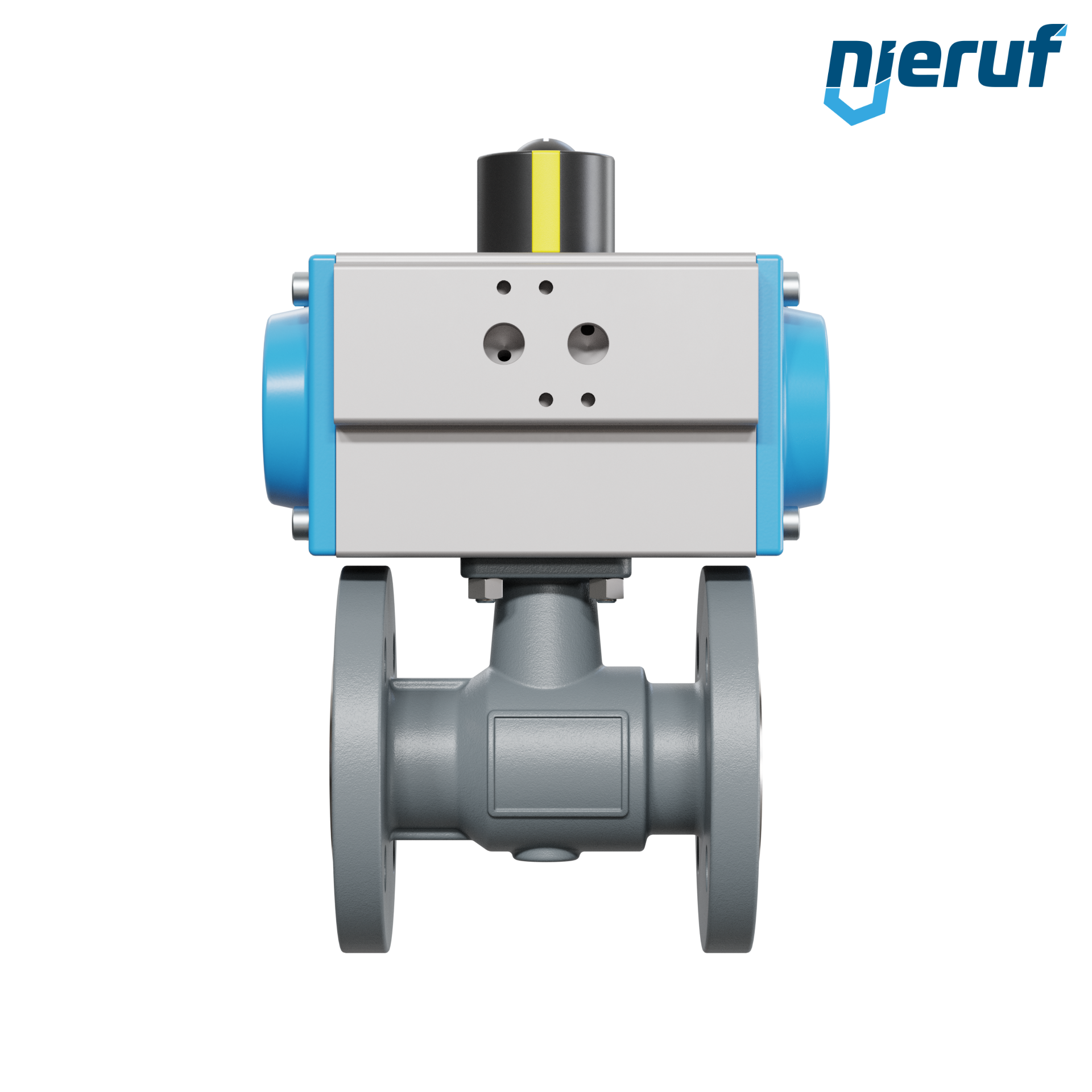 valvola a sfera automatica DN25 - 1" pollici PK04 azionamento rotativo pneumatico a semplice effetto