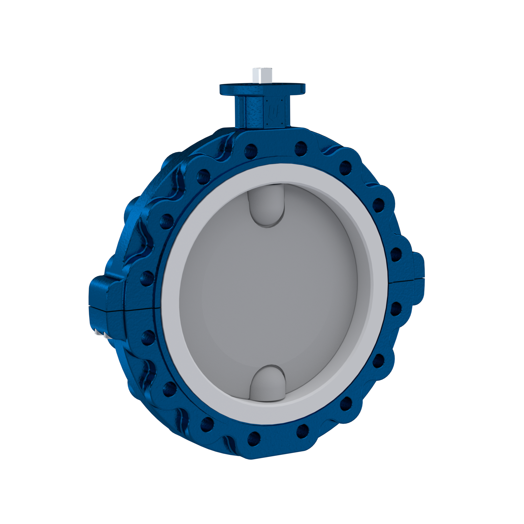 Przepustnica PFA PTFE AK09 DN600 PN10 wkladka Silikon