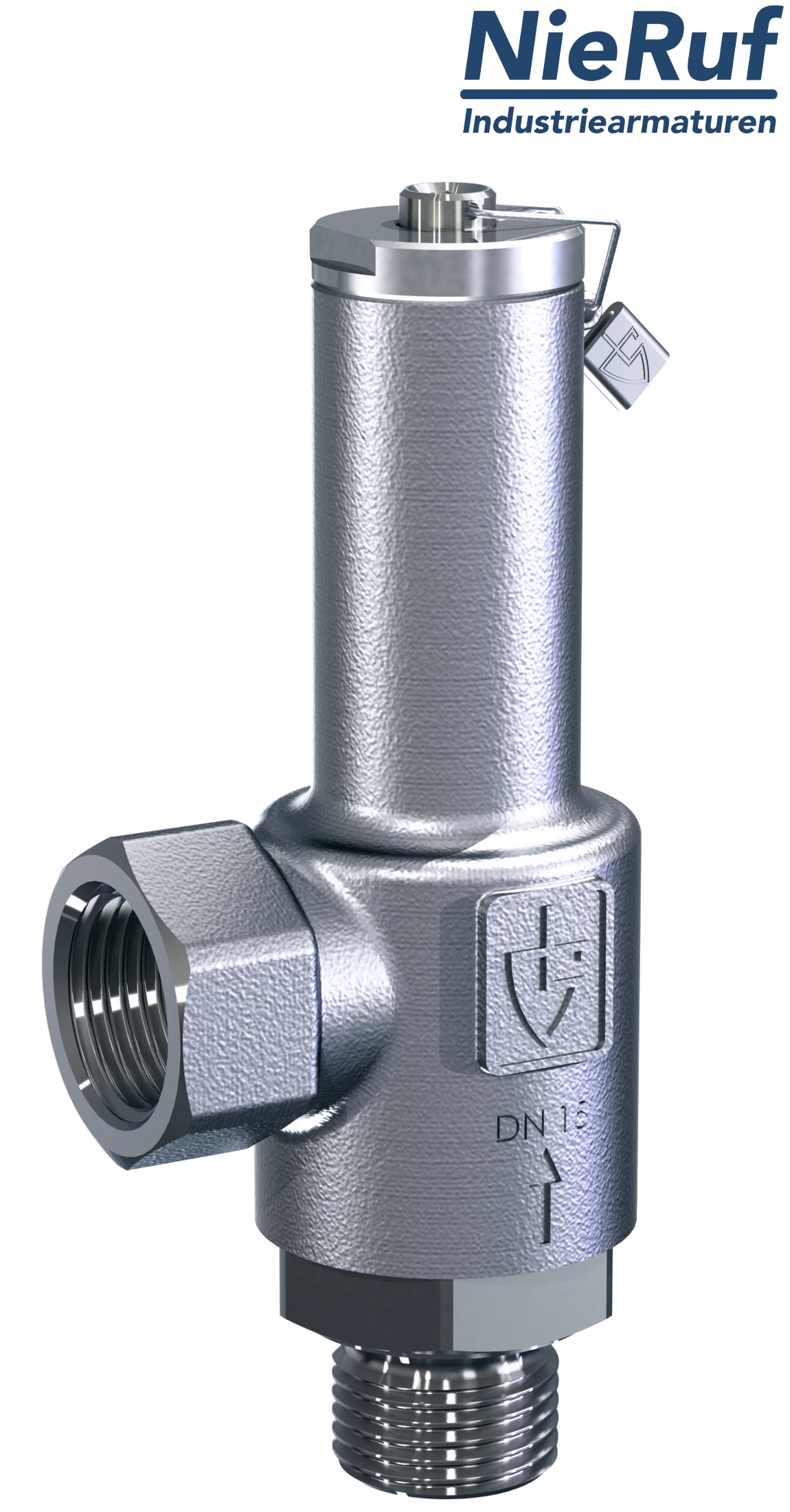 Zawór obejściowy (bypass) 1/2" cala GZ x 1/2" cala GW UV03 Stal 0,2 - 0,8 bar