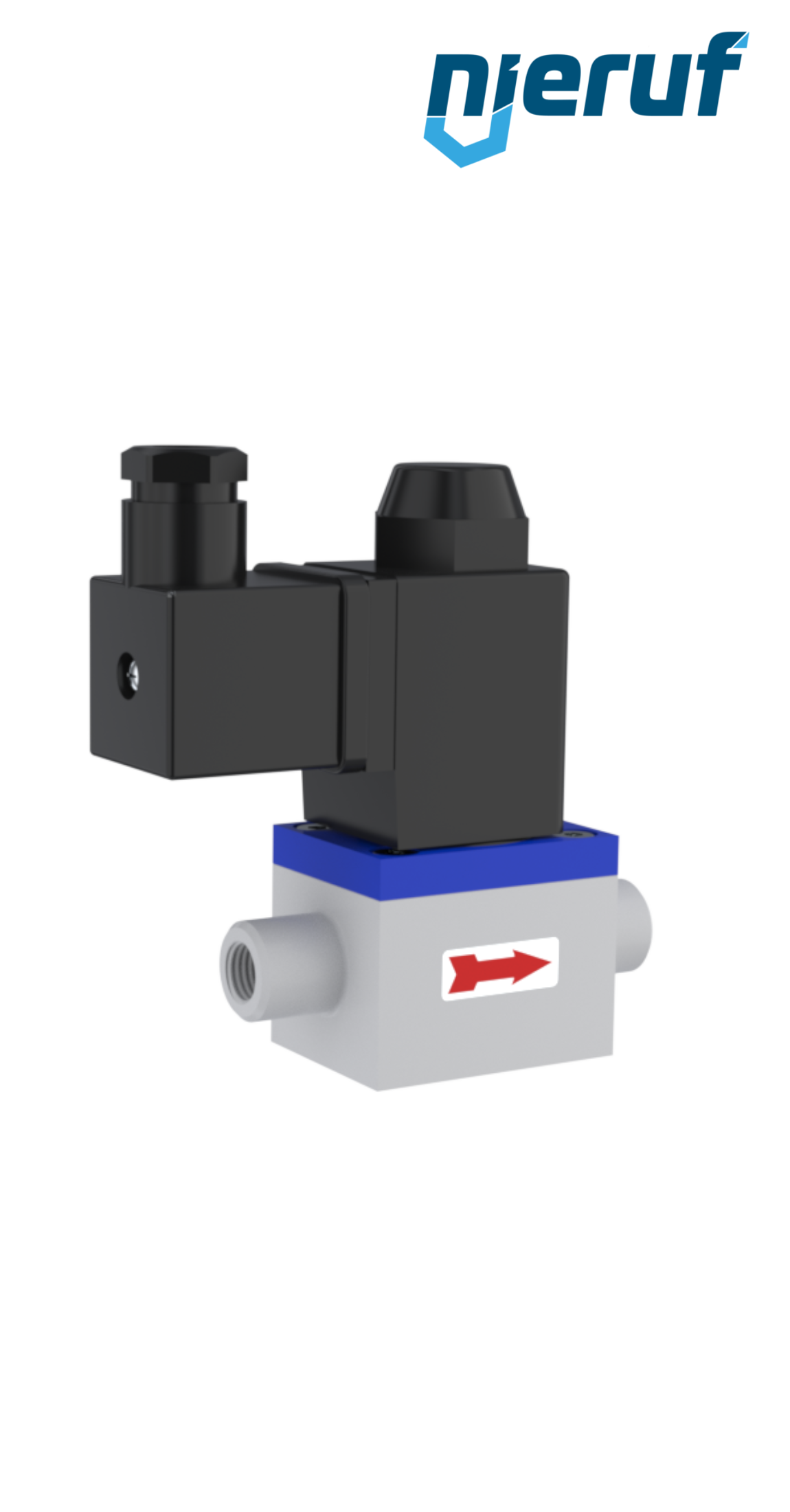 Zawór elektromagnetyczny PVC DN4,0 KV02 EPDM 24V DC