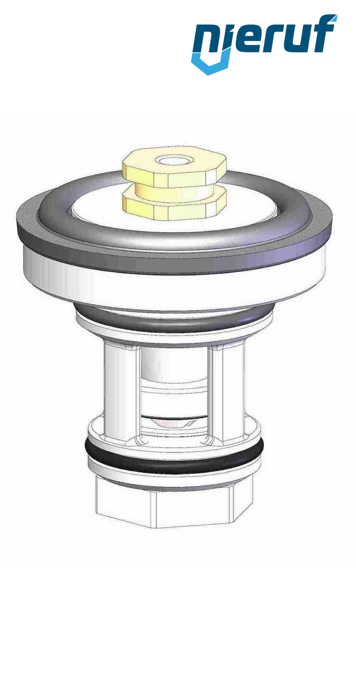 Wkład FKM UV12 DN32 - 1 1/4" cala