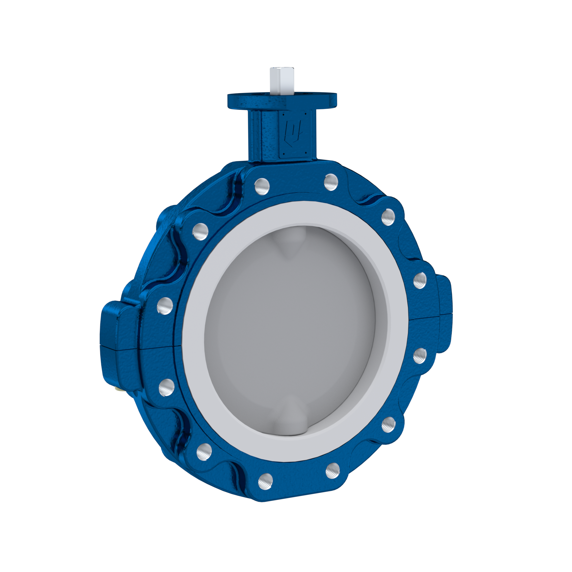 Przepustnica PTFE AK10 DN600 PN10 wkladka Silikon