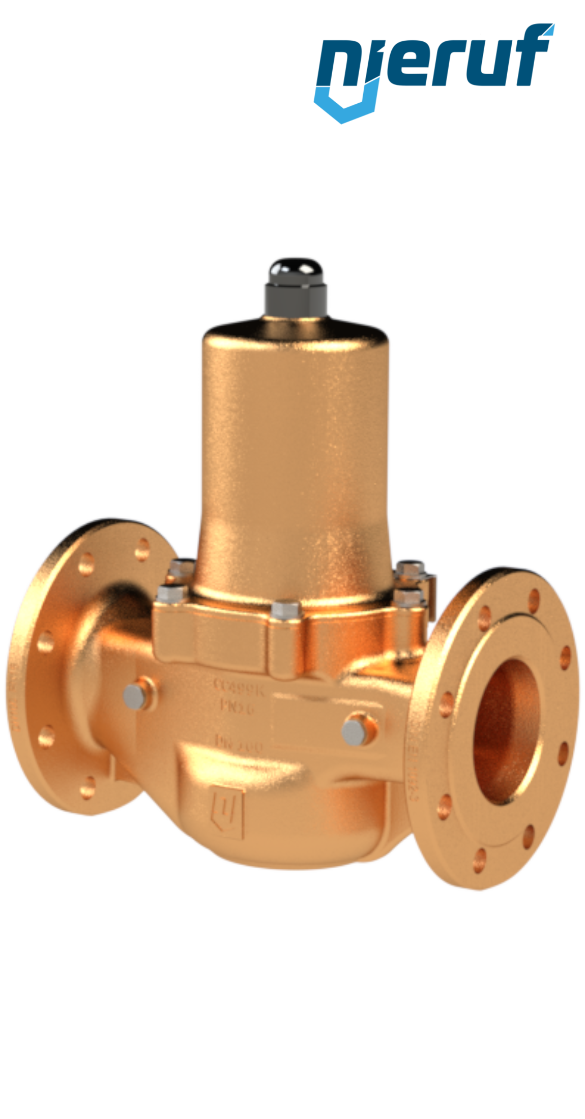 Reduktor ciśnienia DN100 PN16 DM06 brąz / mosiądz FKM 1.0 - 8.0 bar